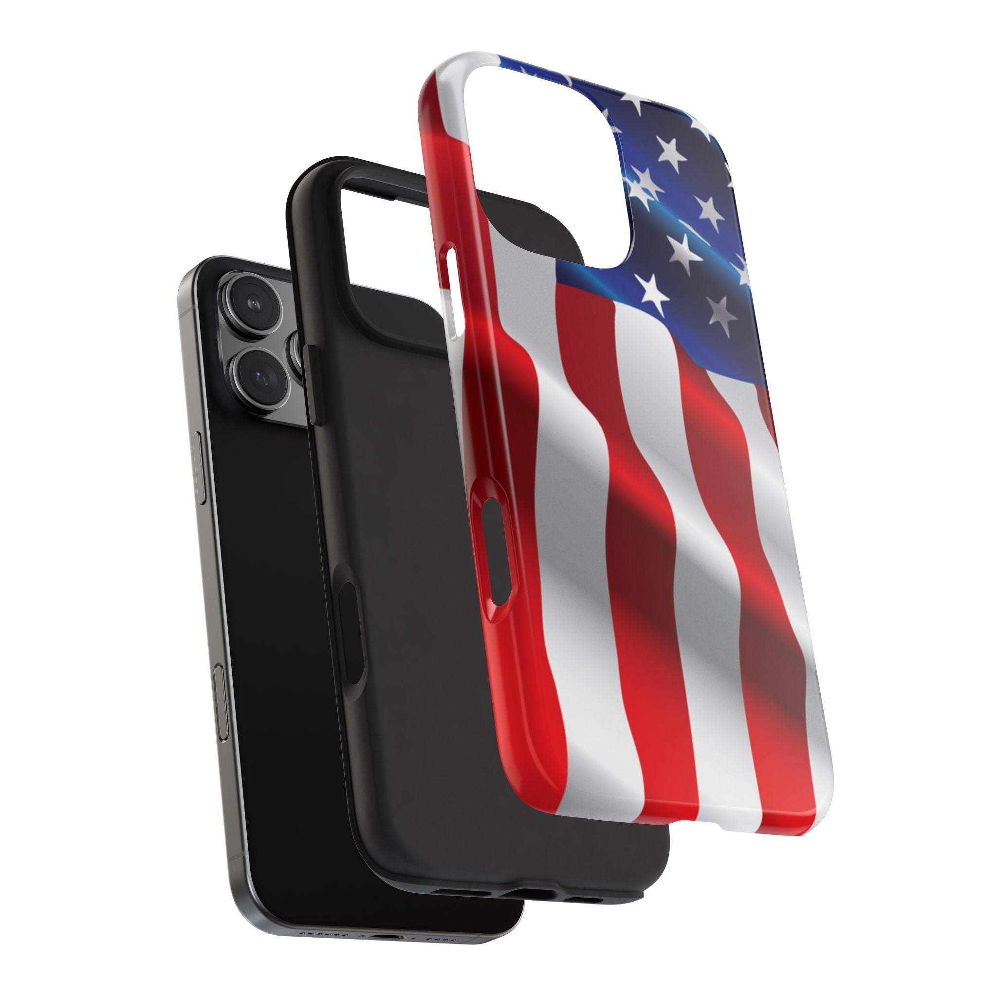 American Flag Tough Phone Case — Patriotic Protective Phone Cover