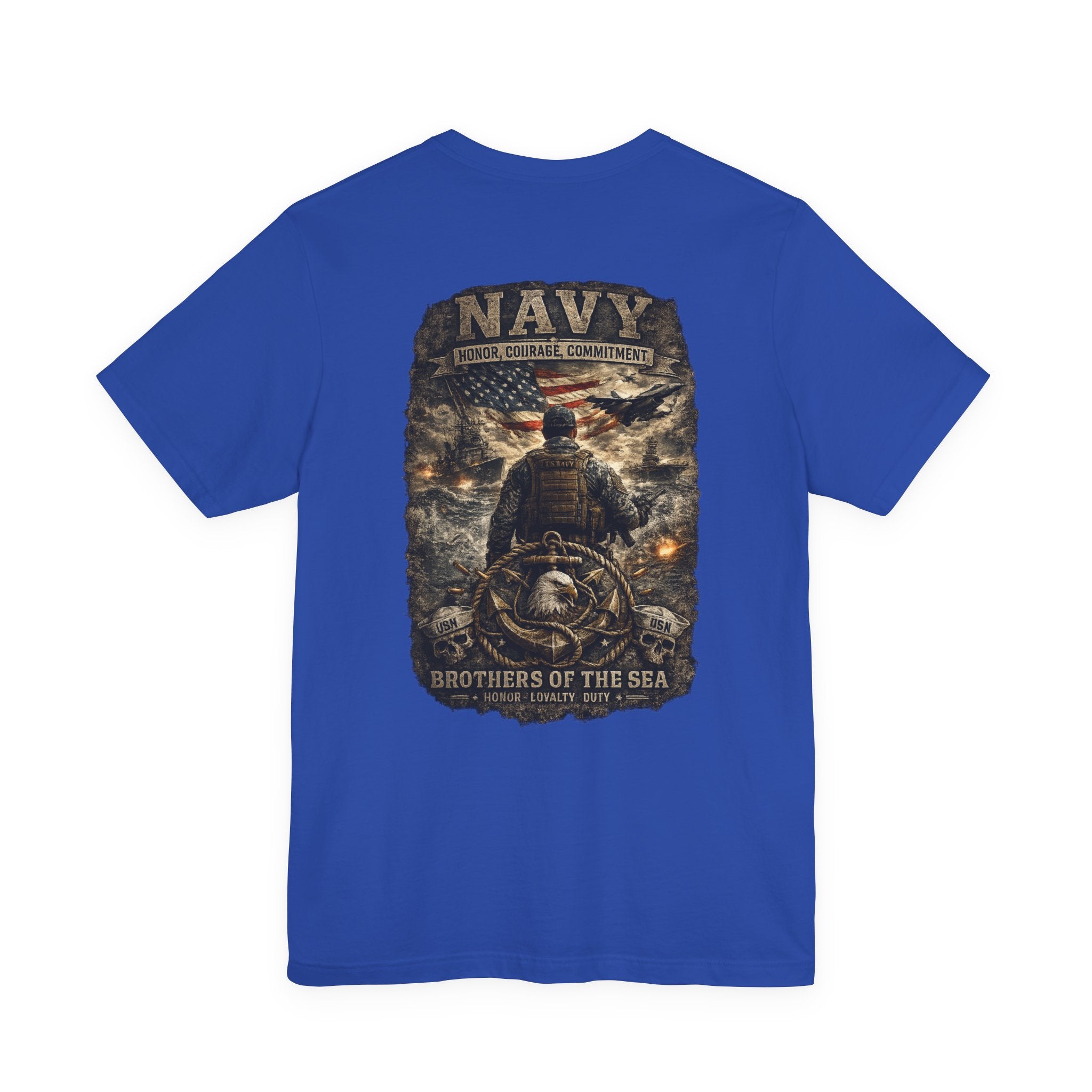 Navy Brothers of the Sea T-Shirt | Military Dog Tags Graphic