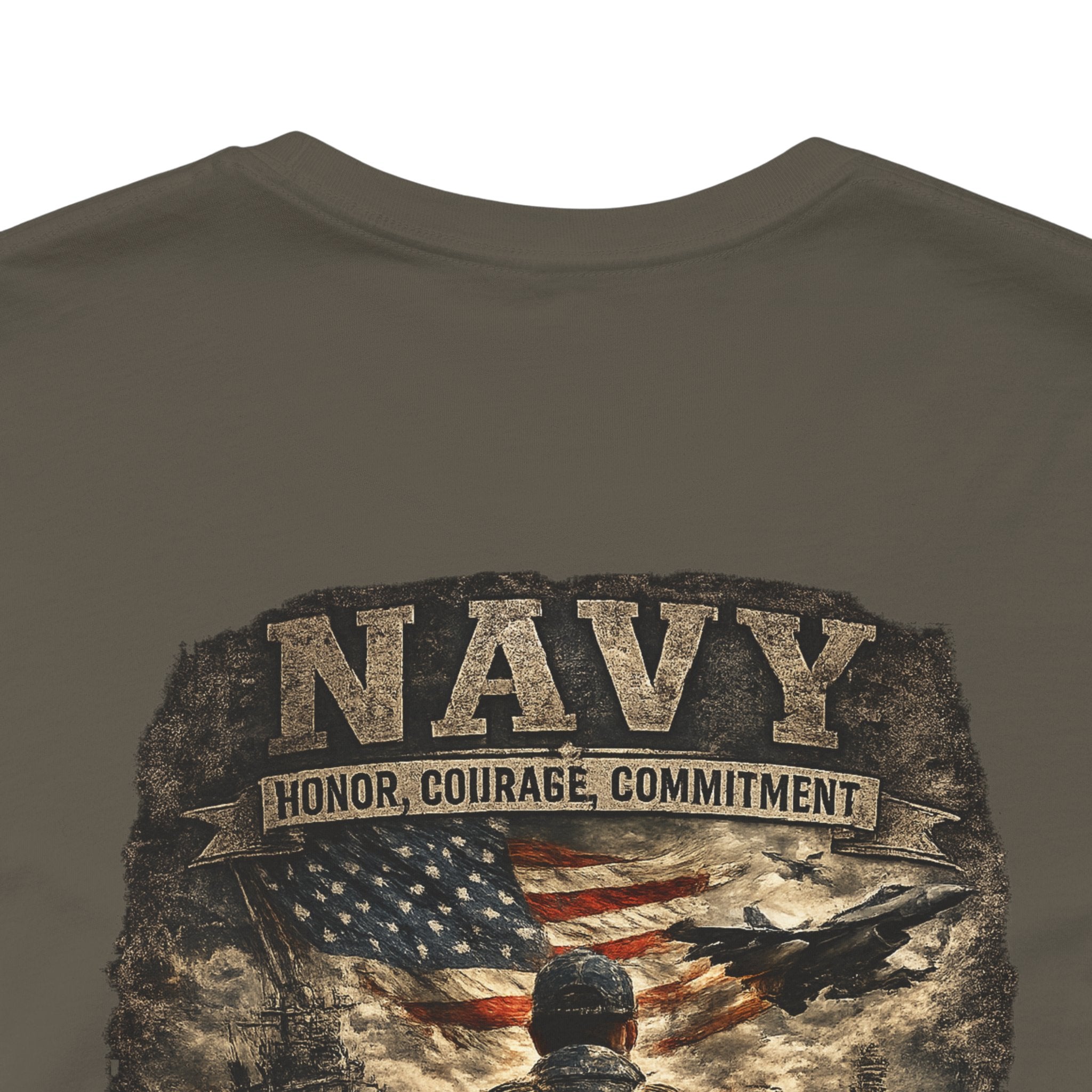 Navy Brothers of the Sea T-Shirt | Military Dog Tags Graphic