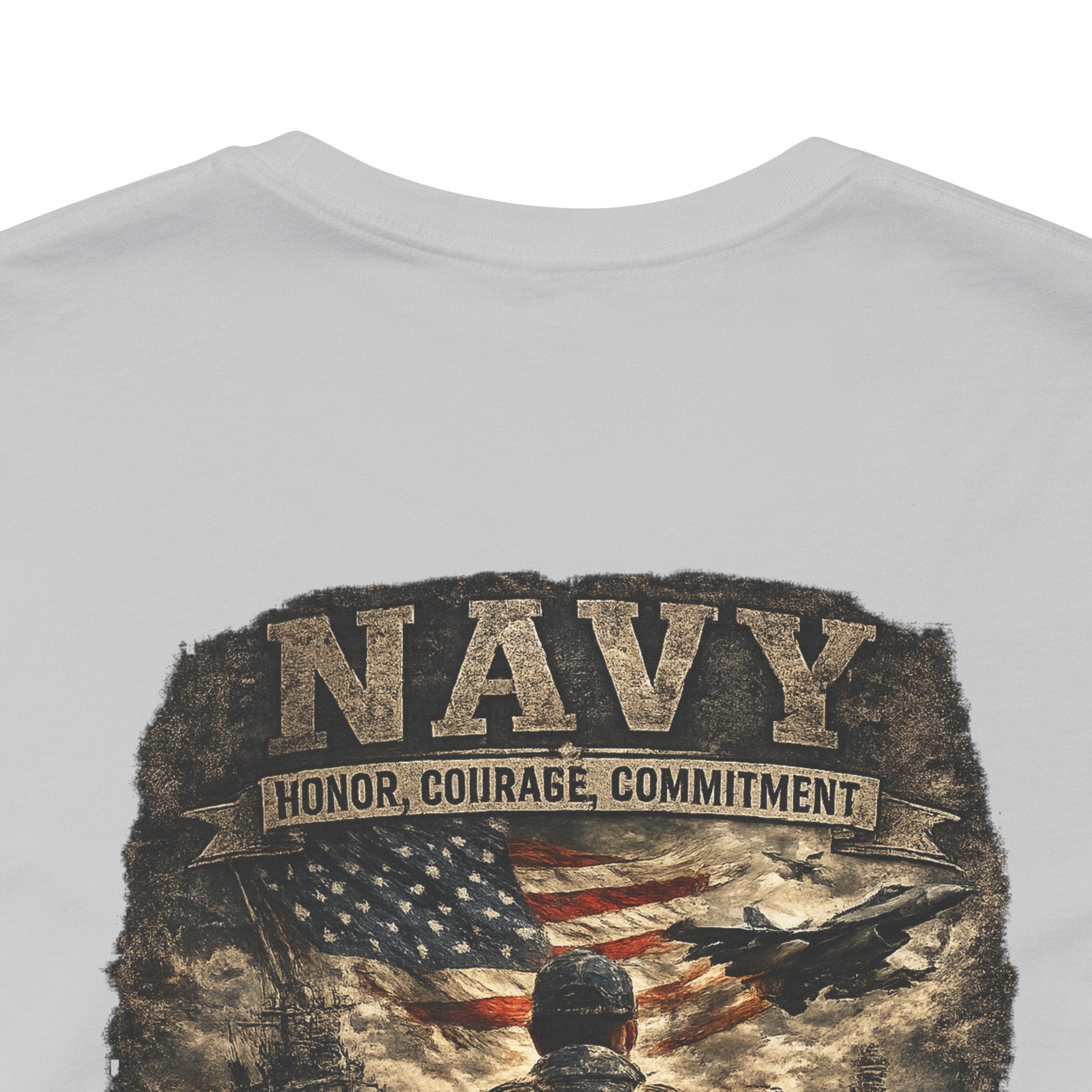 Navy Brothers of the Sea T-Shirt | Military Dog Tags Graphic