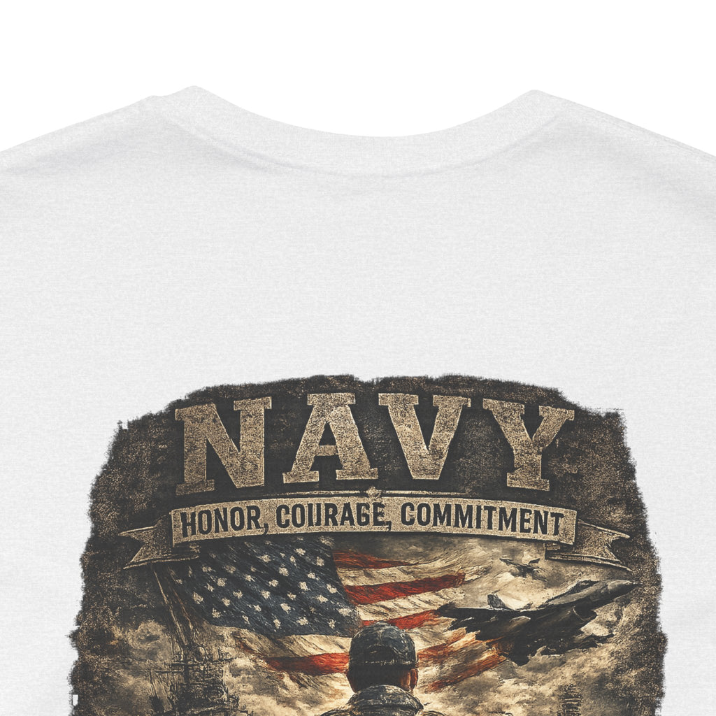Navy Brothers of the Sea T-Shirt | Military Dog Tags Graphic