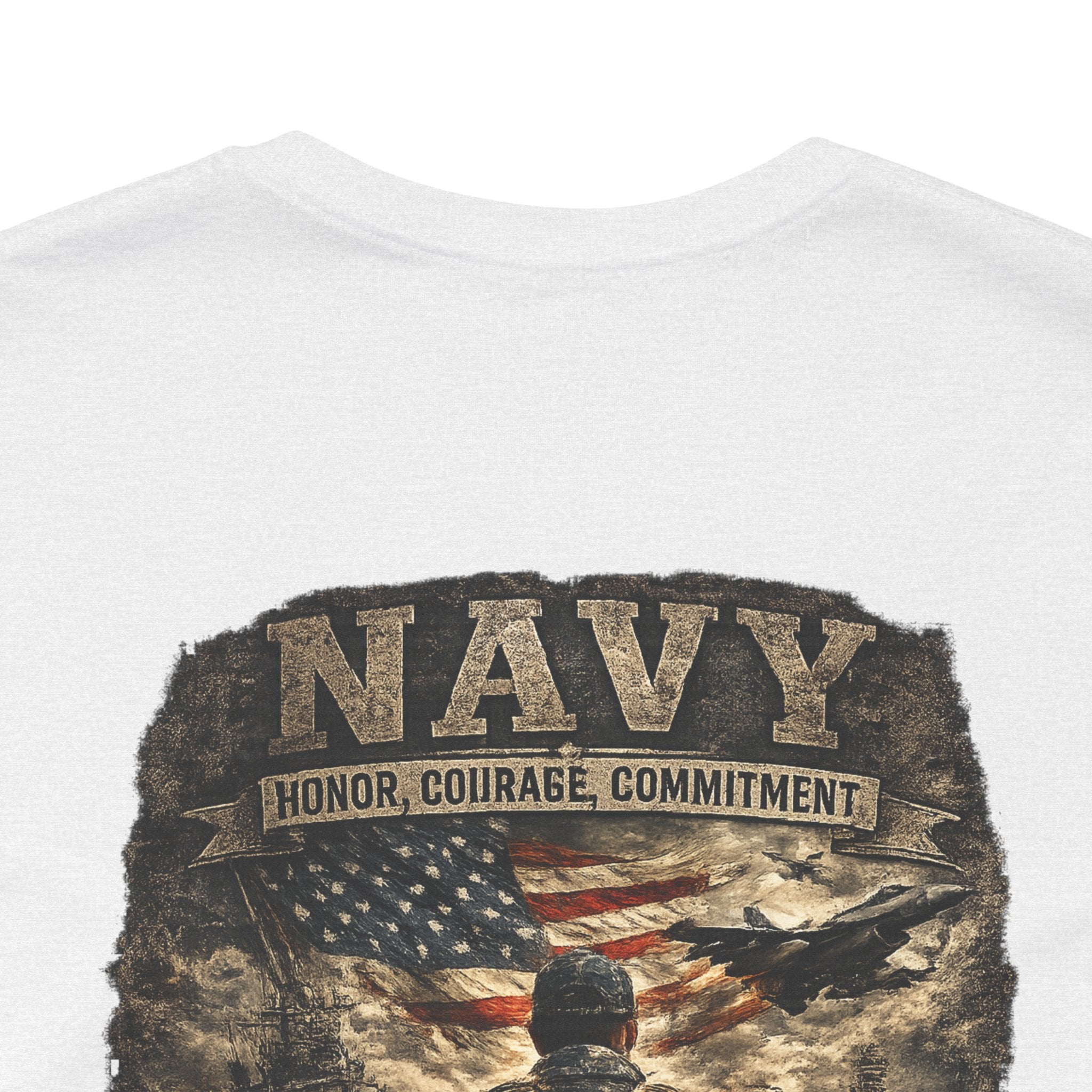 Navy Brothers of the Sea T-Shirt | Military Dog Tags Graphic