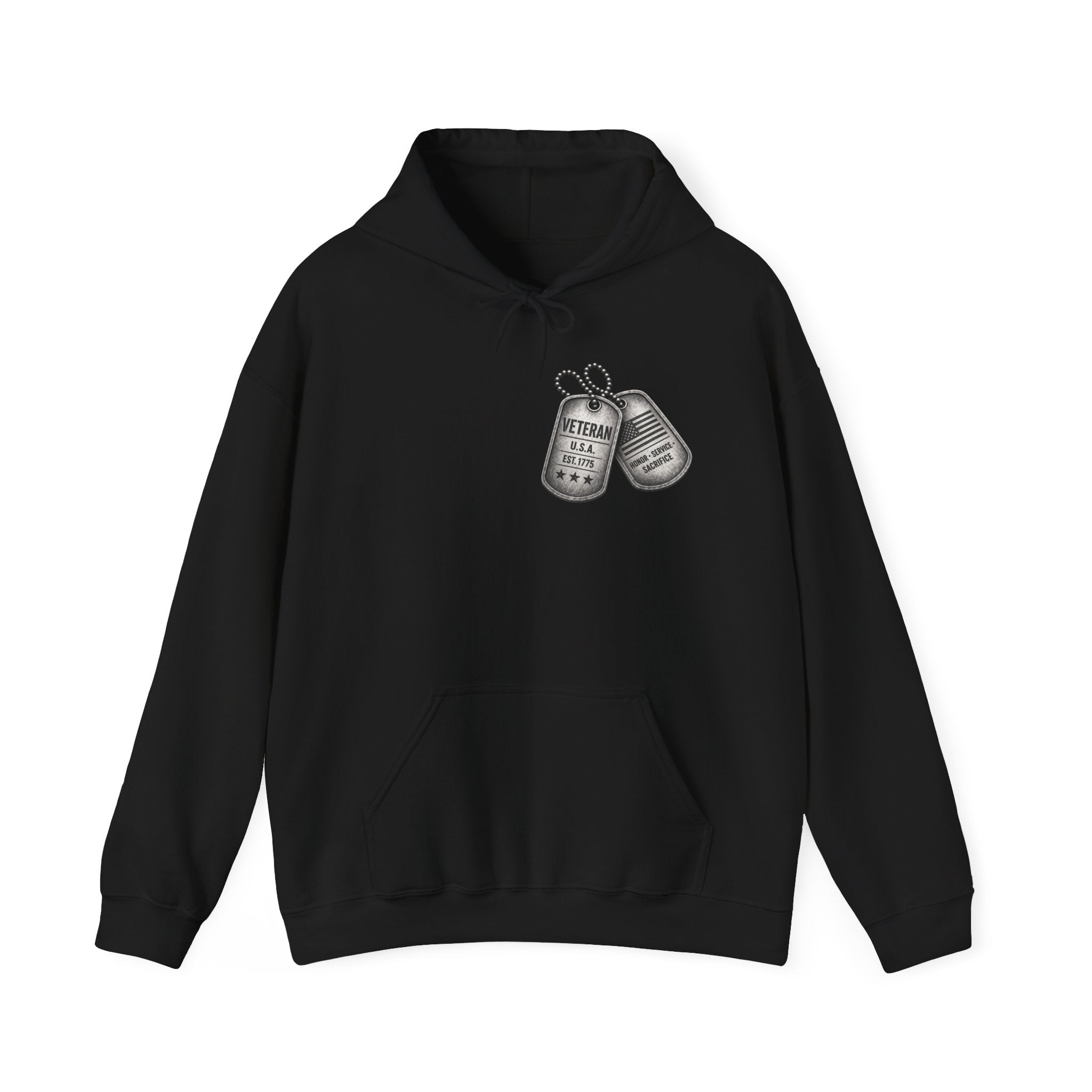 Military Dog Tags design Hoodie | Dog Tags Illustration Hoodie