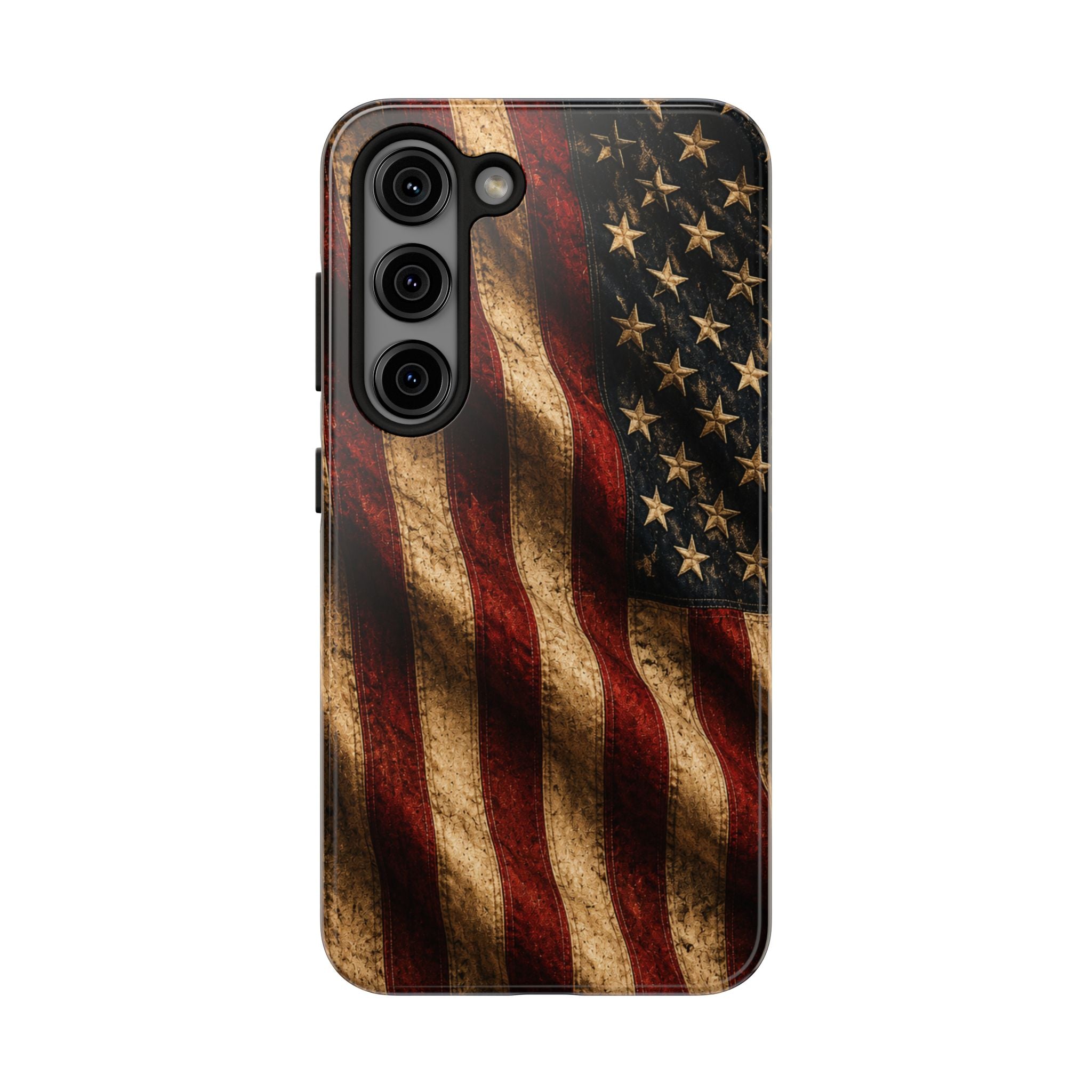 Distressed American Flag Tough Phone Case | Patriotic iPhone Cover