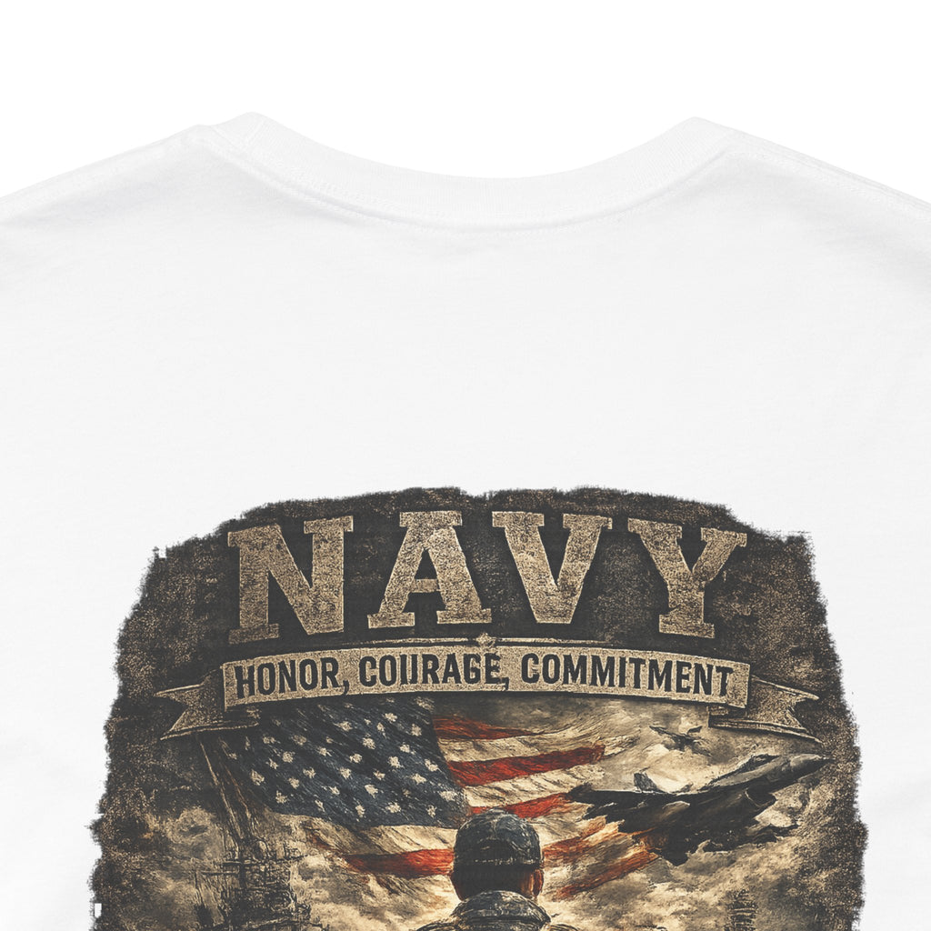 Navy Brothers of the Sea T-Shirt | Military Dog Tags Graphic