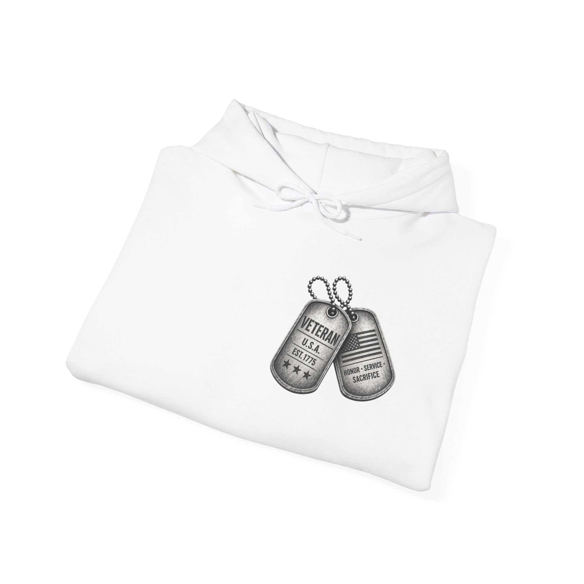 Military Dog Tags design Hoodie | Dog Tags Illustration Hoodie