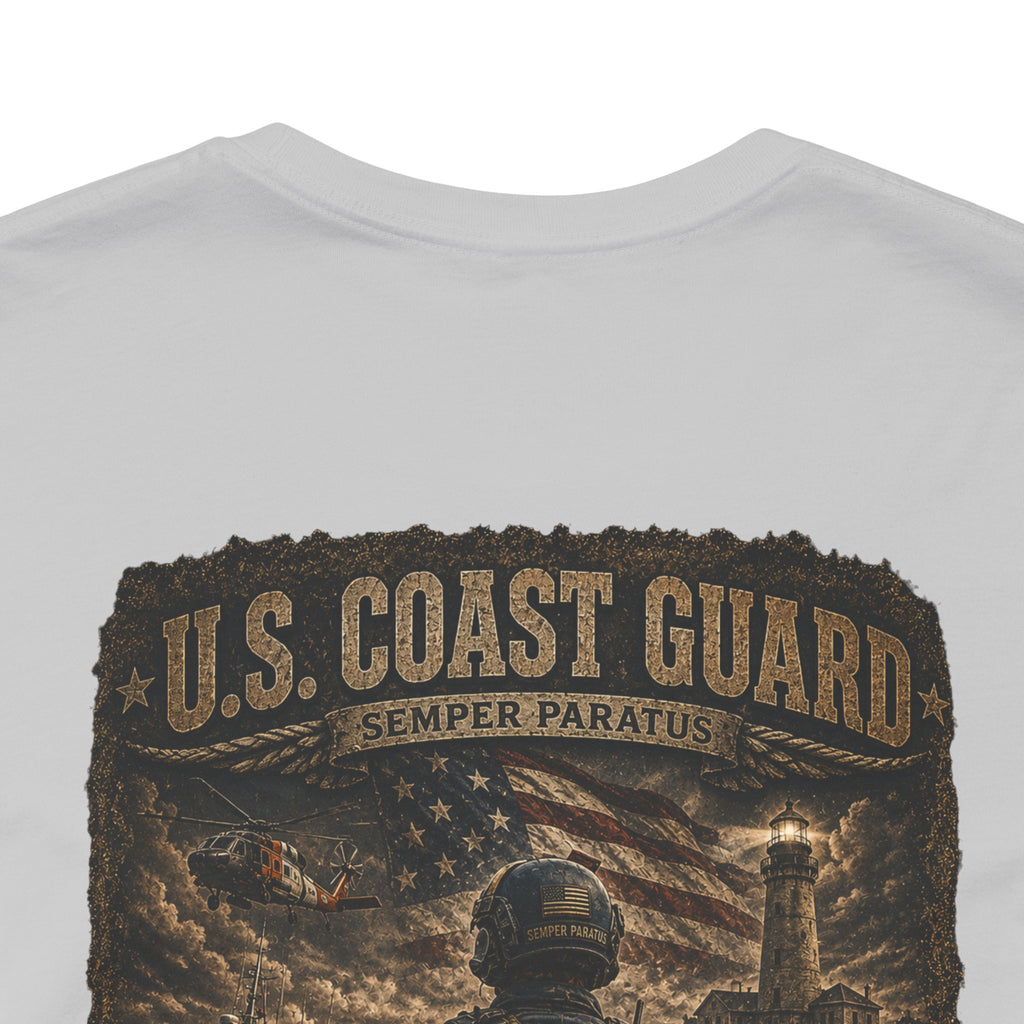 U.S. Coast Guard Veteran Tee | Dog Tags Graphic T-Shirt