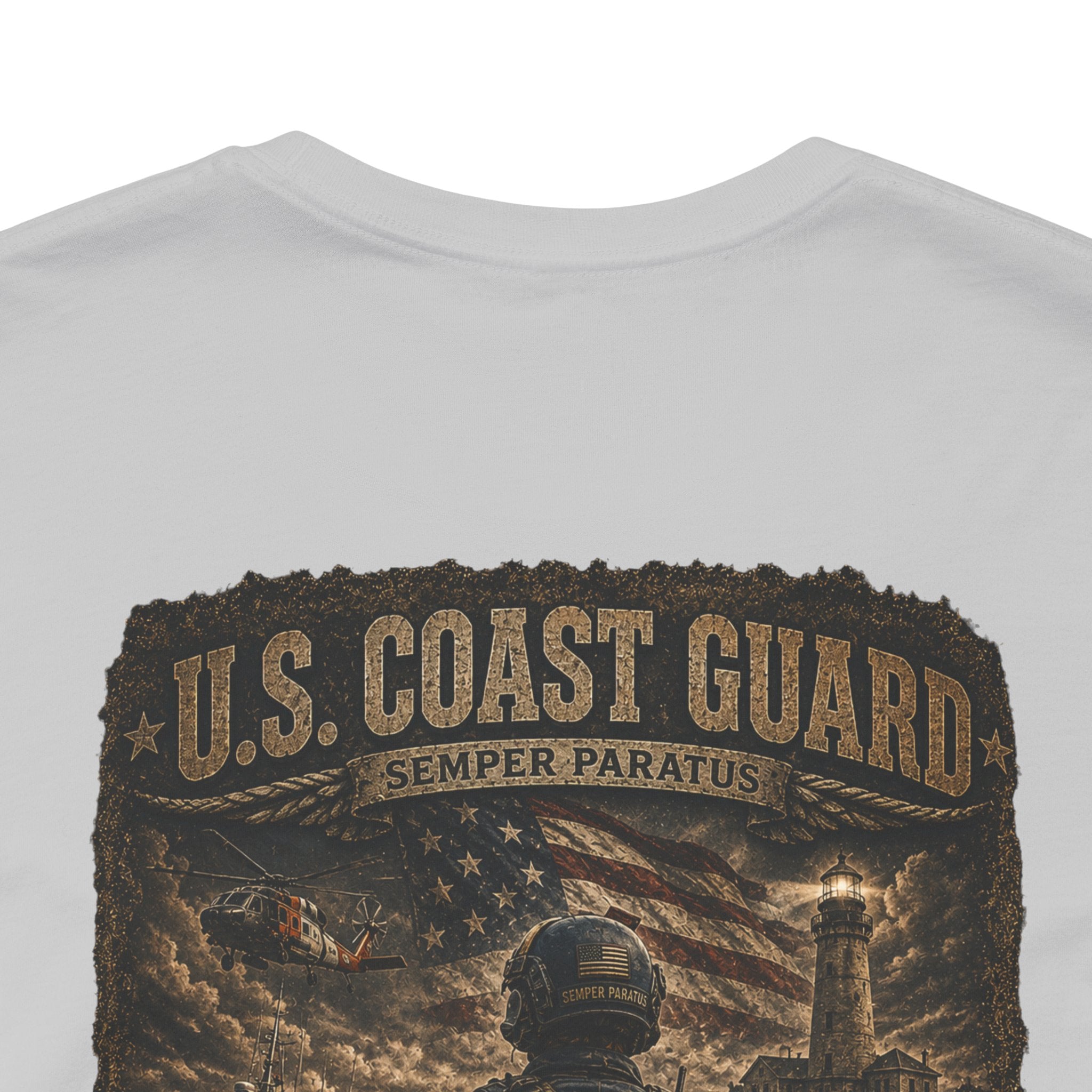 U.S. Coast Guard Veteran Tee | Dog Tags Graphic T-Shirt