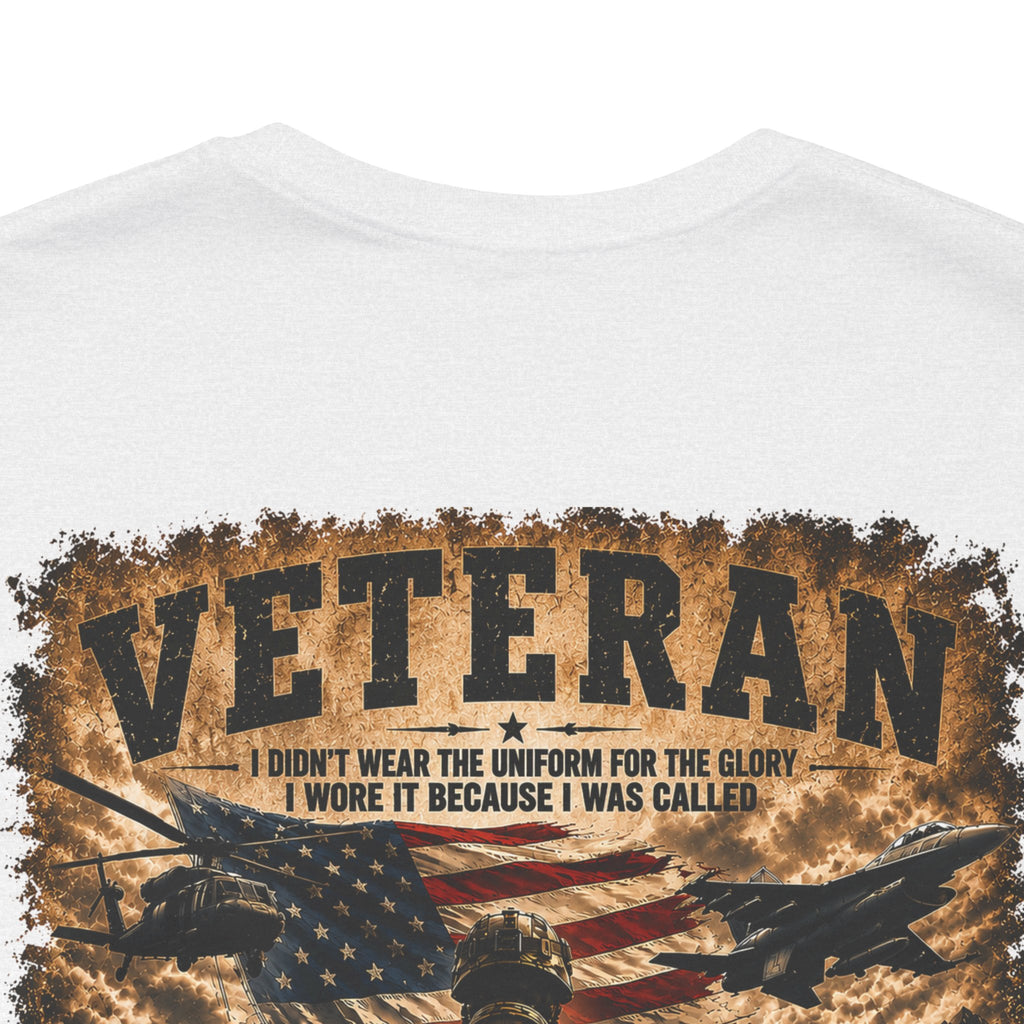 Veteran Dog Tags T-Shirt — 'I Am A Veteran' Patriotic Military Tribute Tee