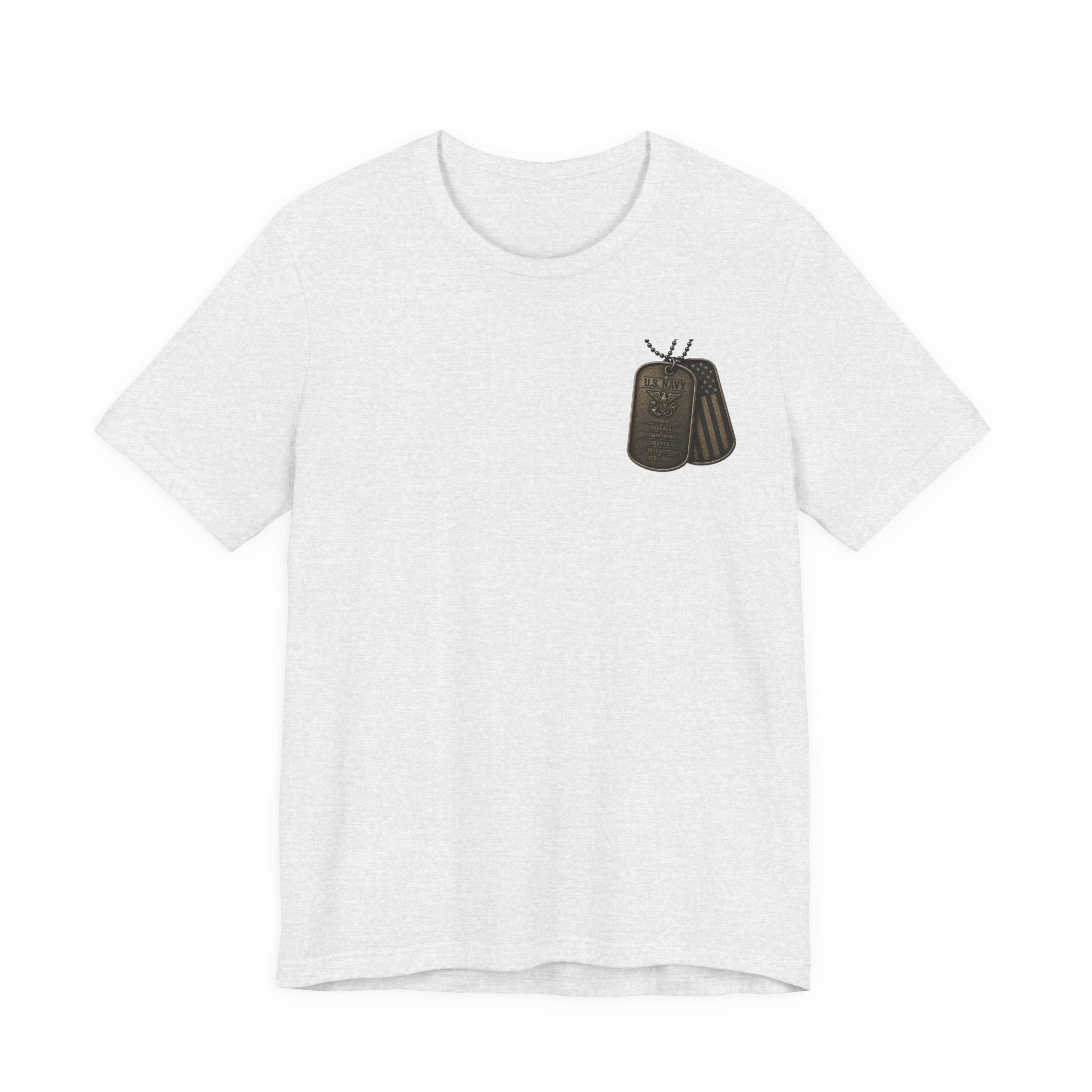 Navy Brothers of the Sea T-Shirt | Military Dog Tags Graphic