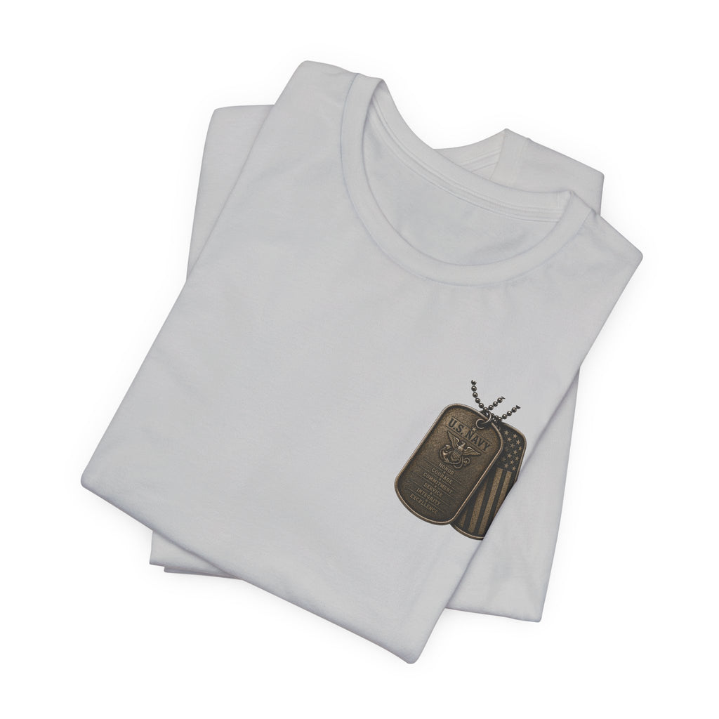 Navy Brothers of the Sea T-Shirt | Military Dog Tags Graphic