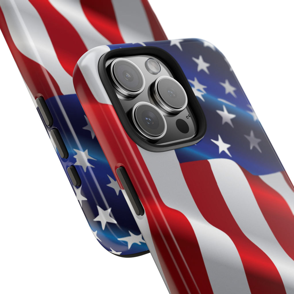 American Flag Tough Phone Case — Patriotic Protective Phone Cover