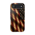 Distressed American Flag Tough Phone Case | Patriotic iPhone Cover