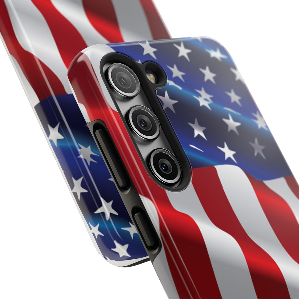 American Flag Tough Phone Case — Patriotic Protective Phone Cover