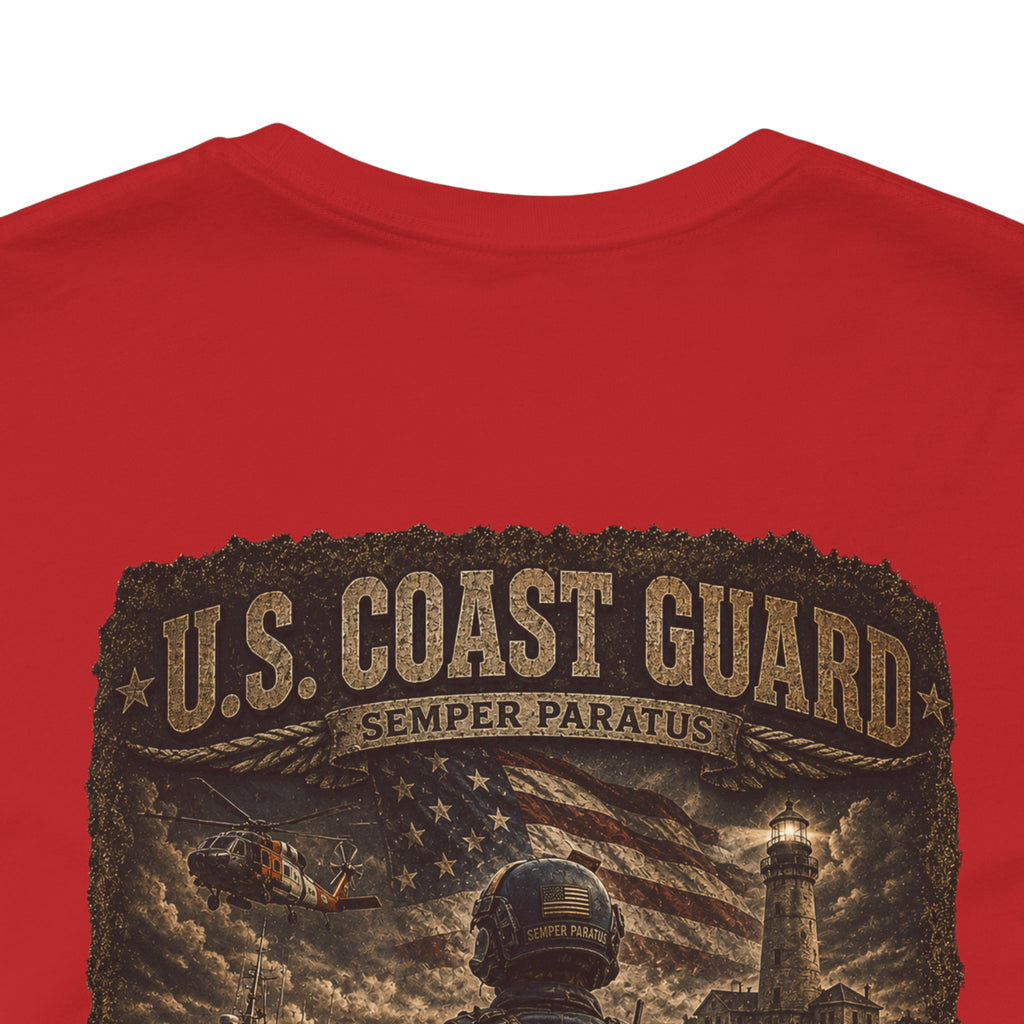 U.S. Coast Guard Veteran Tee | Dog Tags Graphic T-Shirt
