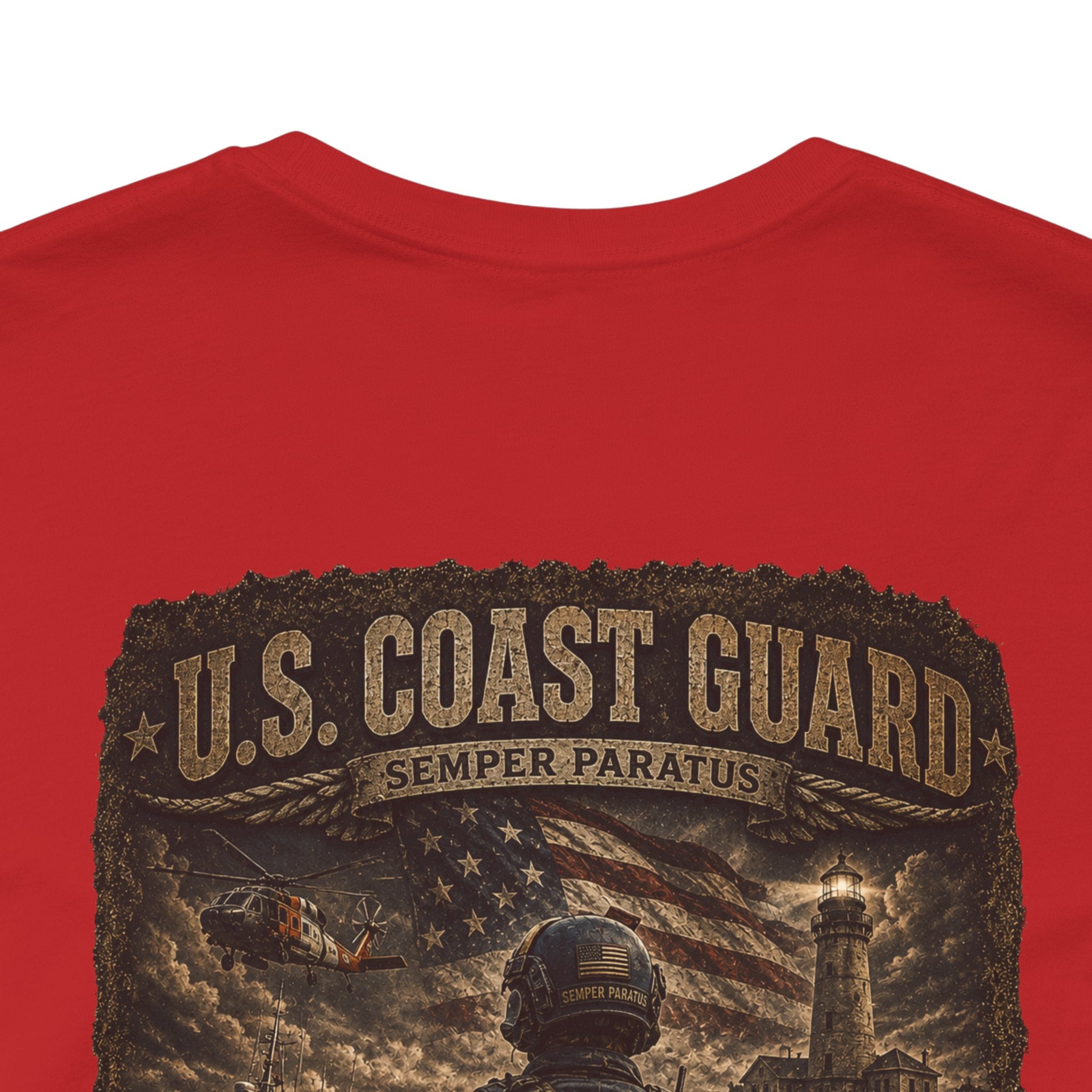 U.S. Coast Guard Veteran Tee | Dog Tags Graphic T-Shirt