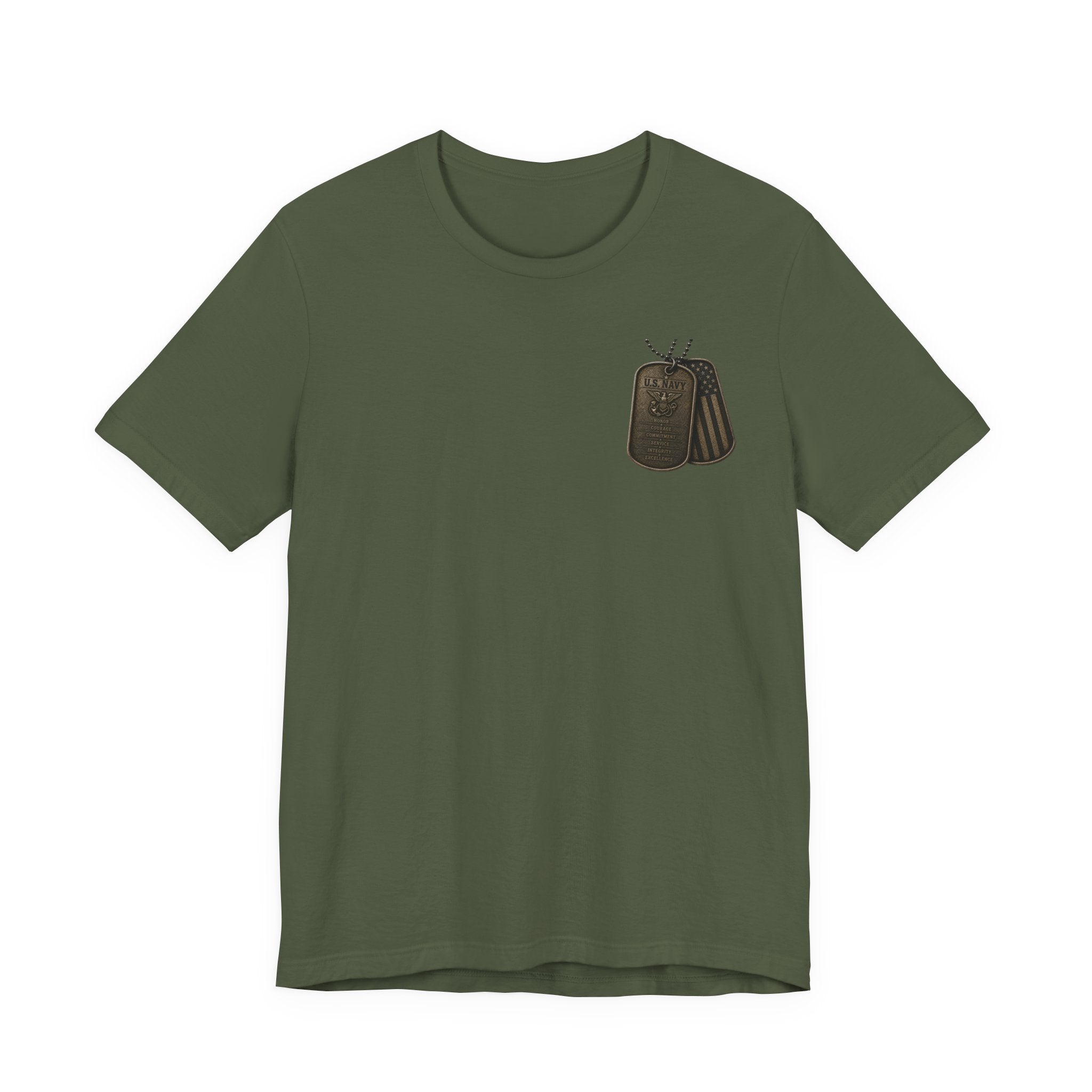 Navy Brothers of the Sea T-Shirt | Military Dog Tags Graphic