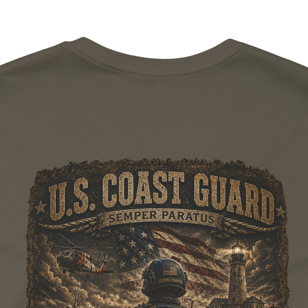U.S. Coast Guard Veteran Tee | Dog Tags Graphic T-Shirt