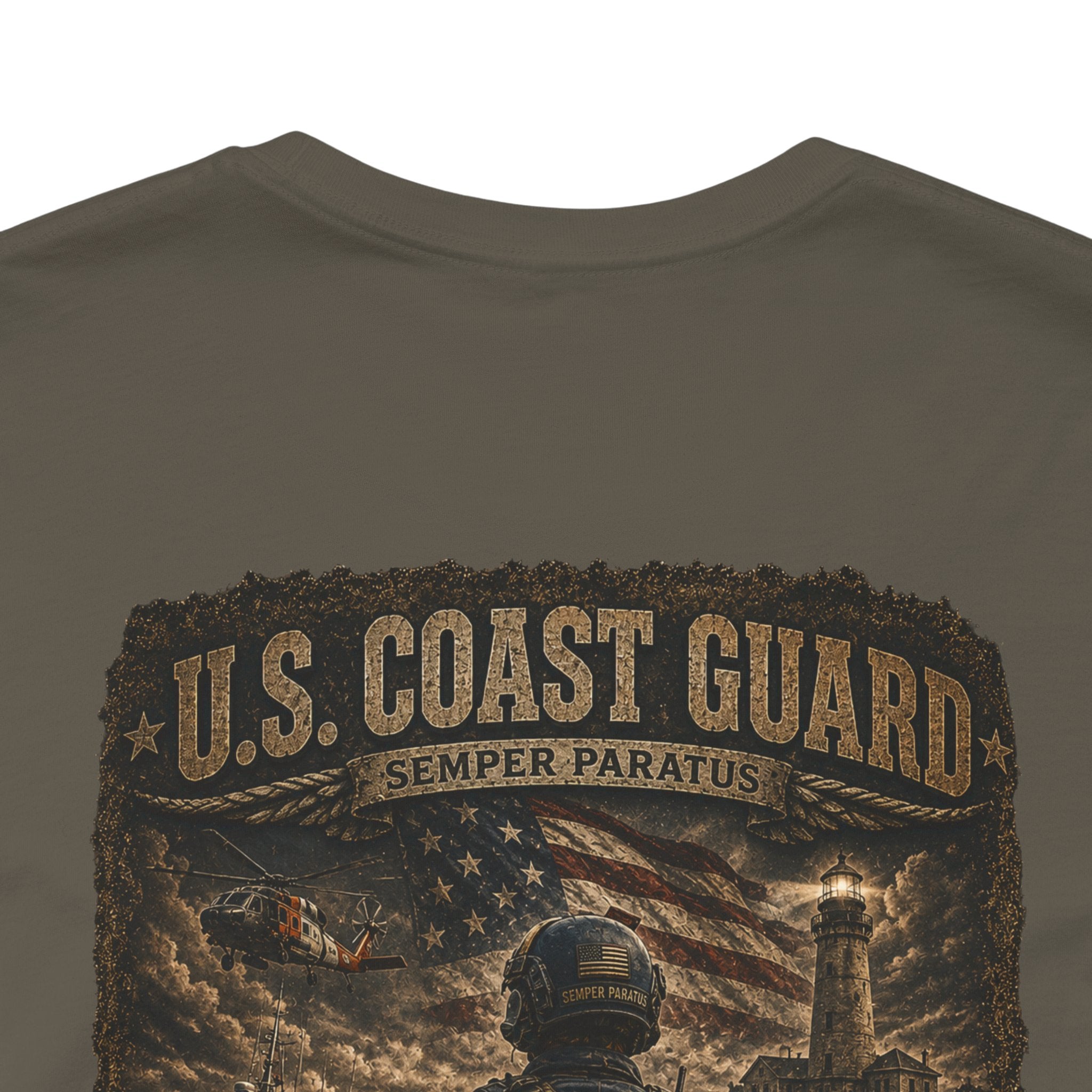 U.S. Coast Guard Veteran Tee | Dog Tags Graphic T-Shirt