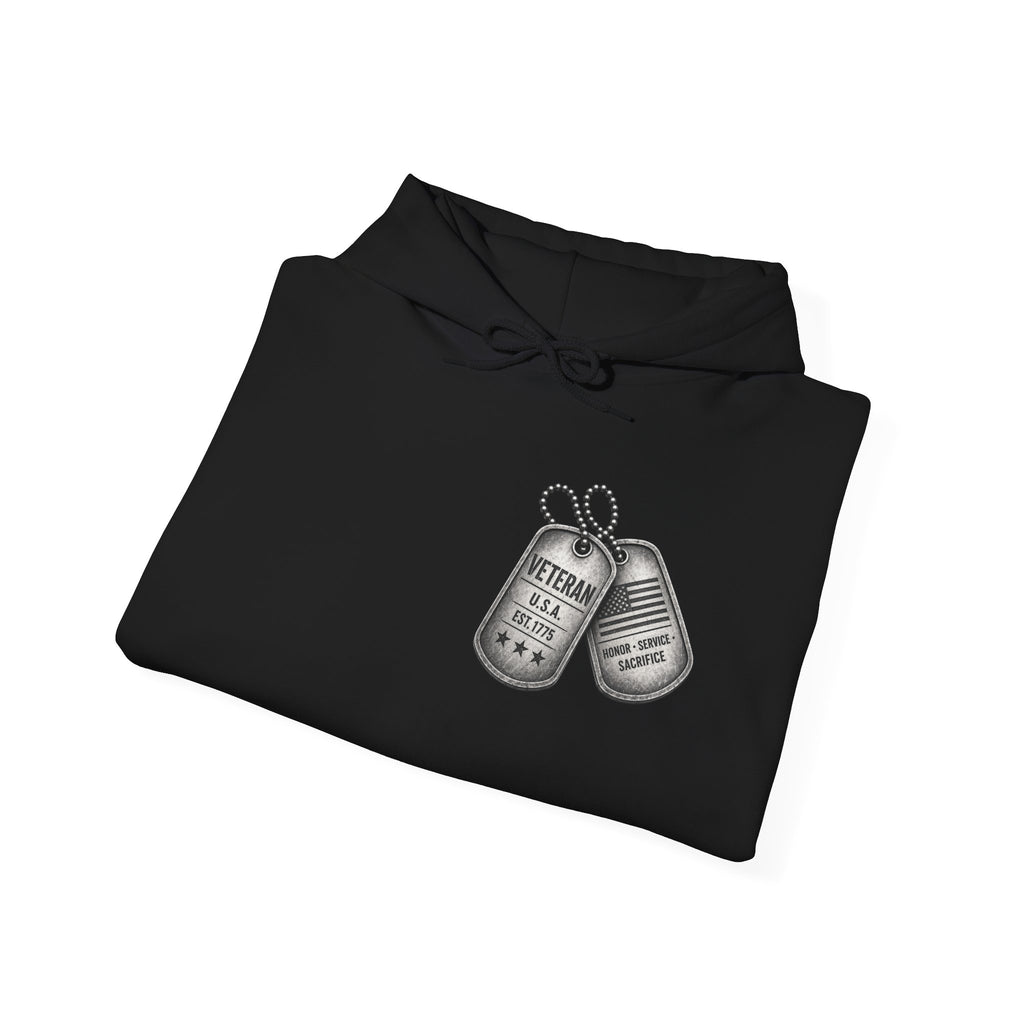 Military Dog Tags design Hoodie | Dog Tags Illustration Hoodie