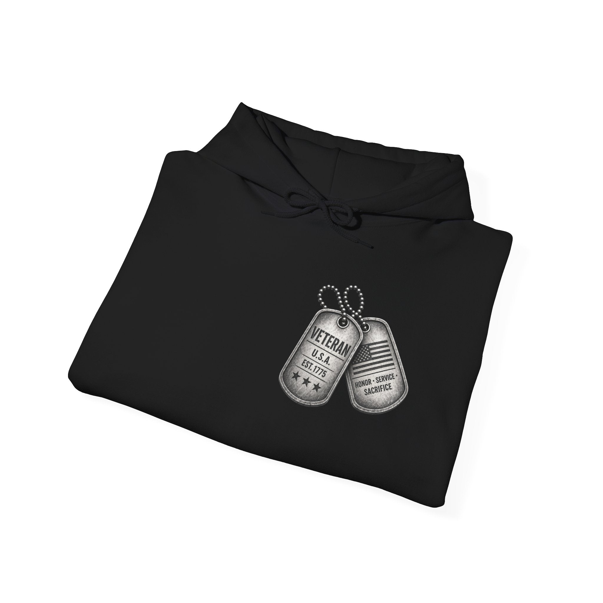 Military Dog Tags design Hoodie | Dog Tags Illustration Hoodie