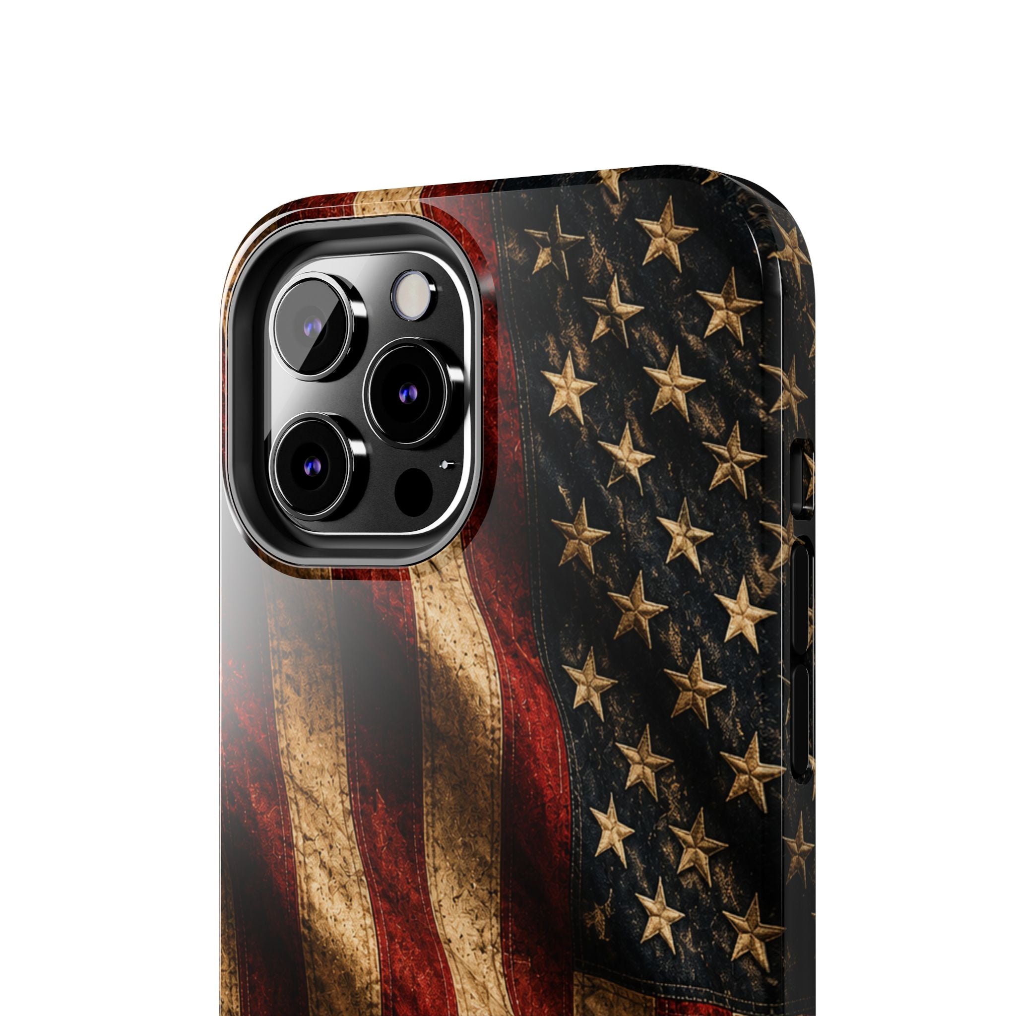Distressed American Flag Tough Phone Case | Patriotic iPhone Cover