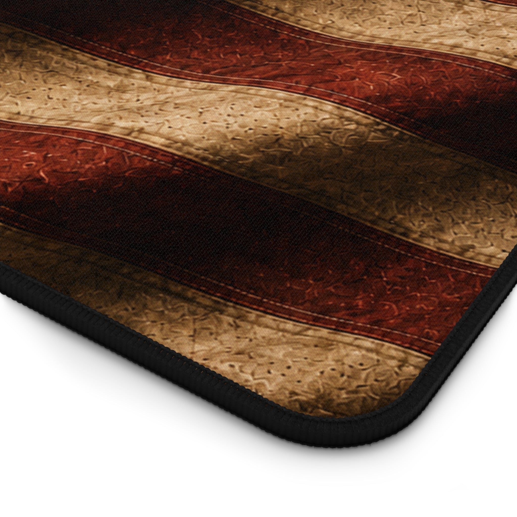Distressed American Flag Desk Mat | Vintage USA Patriotic Mouse Pad