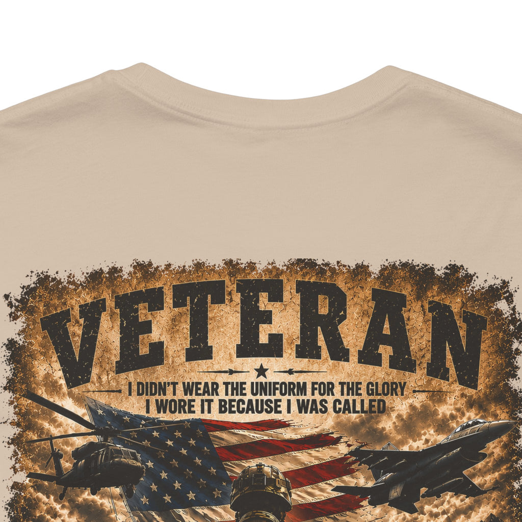 Veteran Dog Tags T-Shirt — 'I Am A Veteran' Patriotic Military Tribute Tee