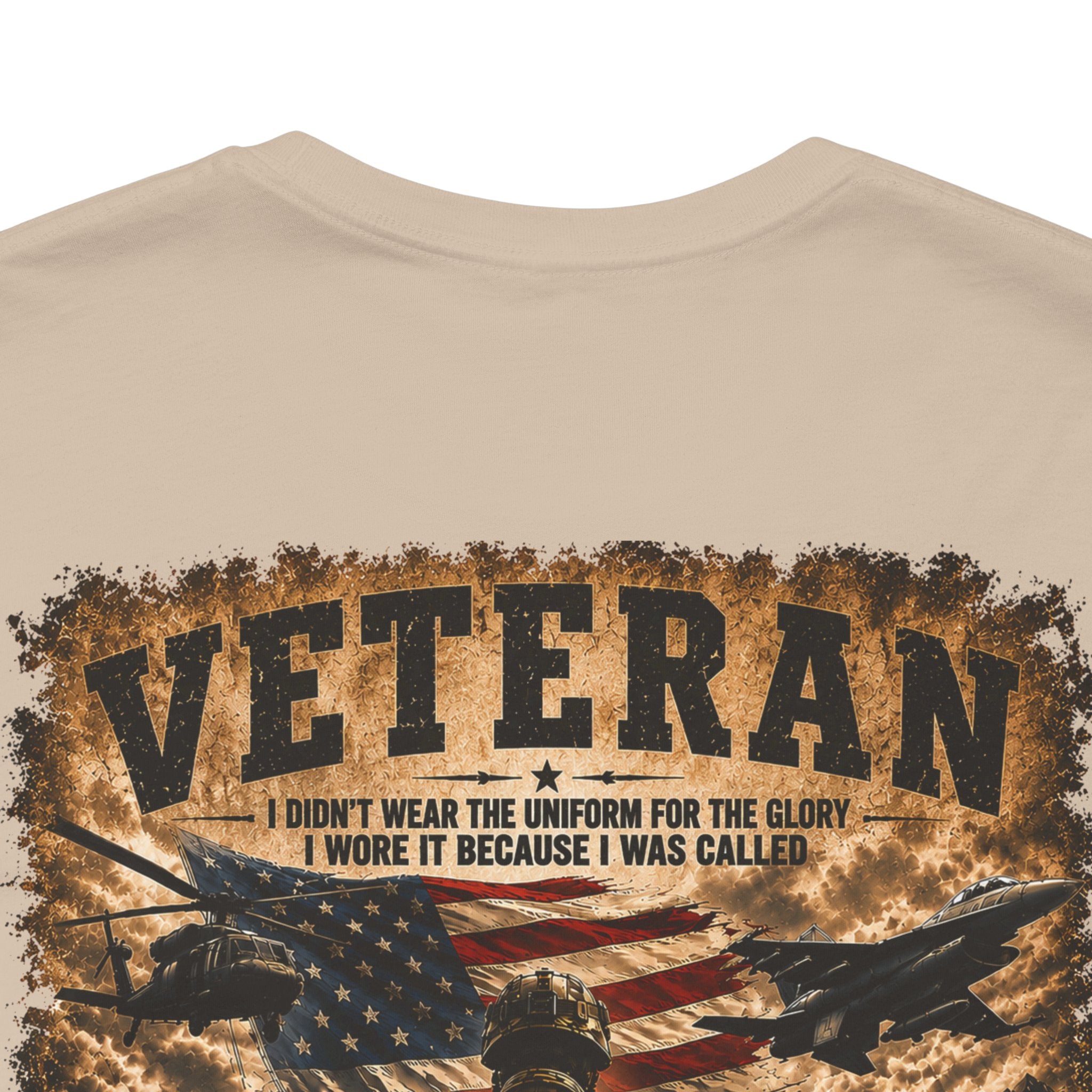 Veteran Dog Tags T-Shirt — 'I Am A Veteran' Patriotic Military Tribute Tee