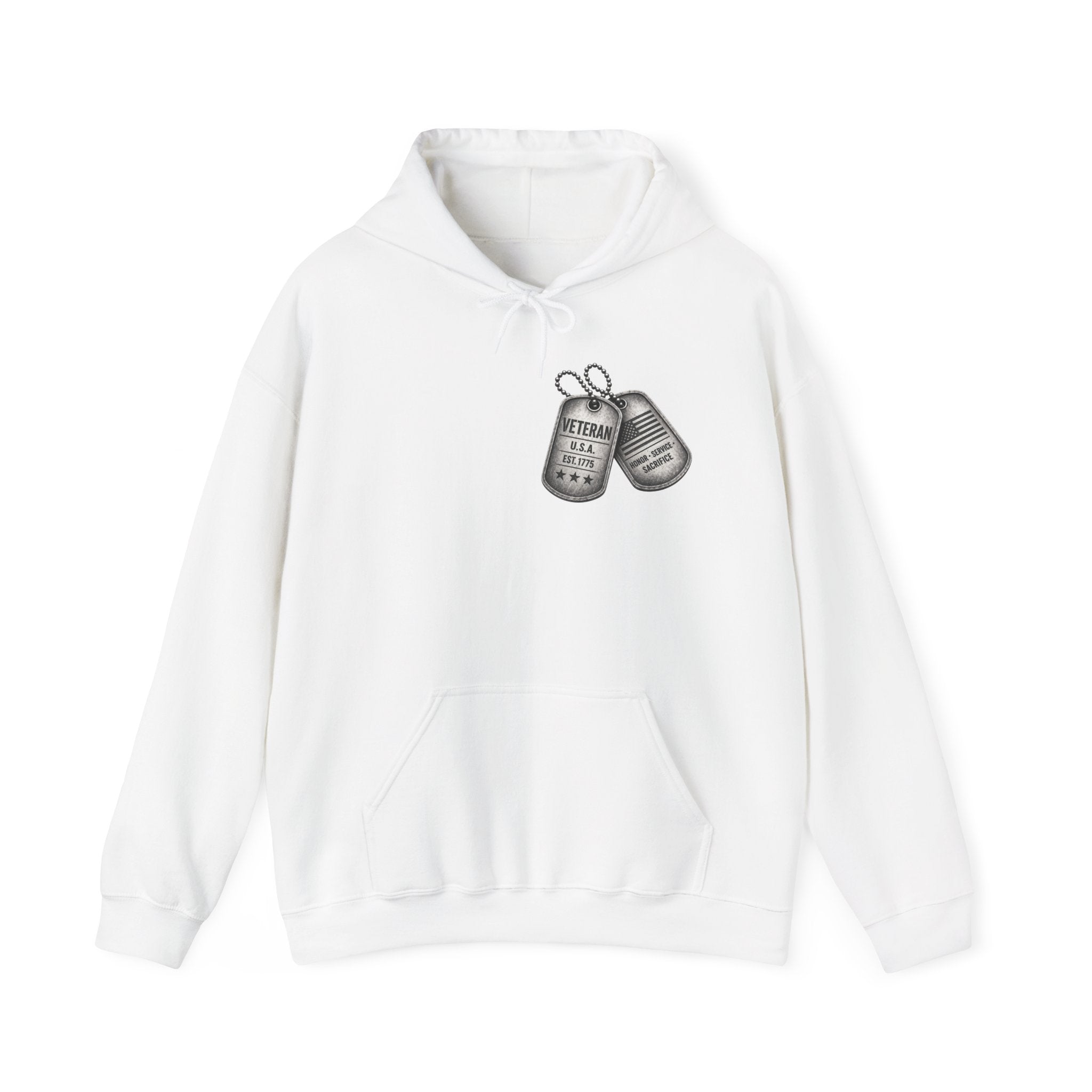 Military Dog Tags design Hoodie | Dog Tags Illustration Hoodie