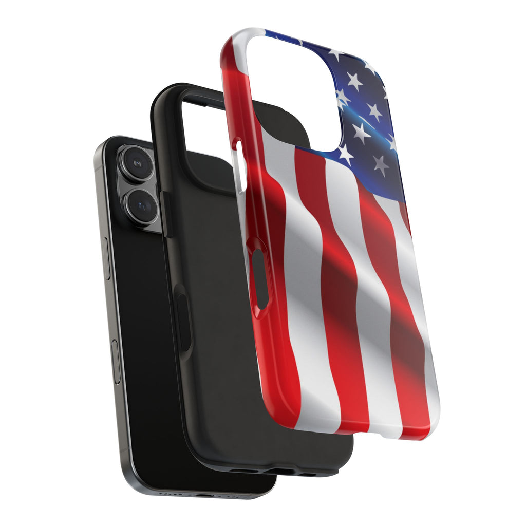 American Flag Tough Phone Case — Patriotic Protective Phone Cover