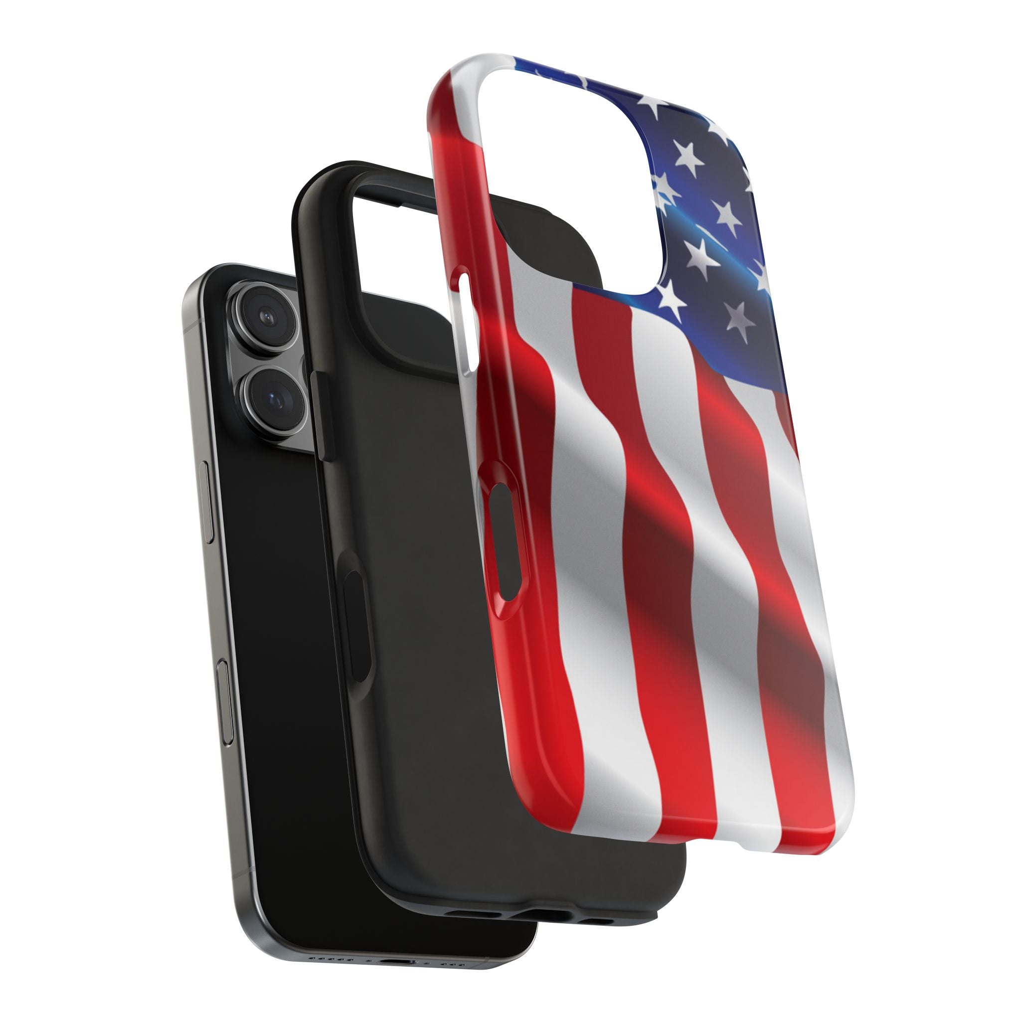 American Flag Tough Phone Case — Patriotic Protective Phone Cover