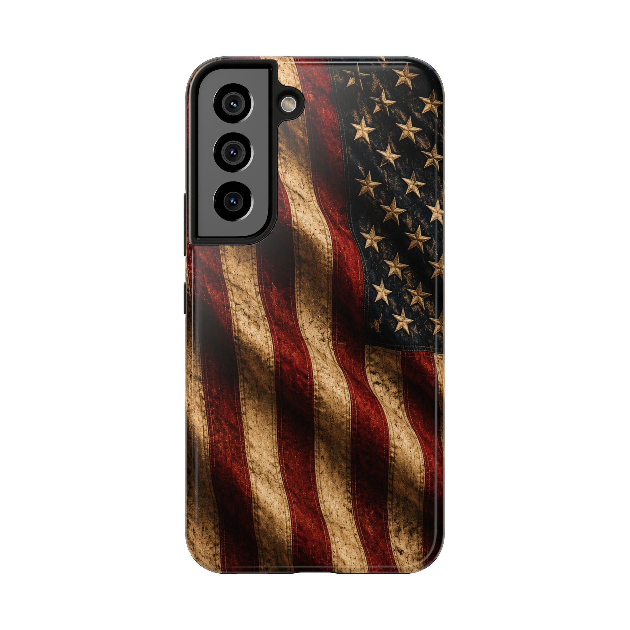 Distressed American Flag Tough Phone Case | Patriotic iPhone Cover