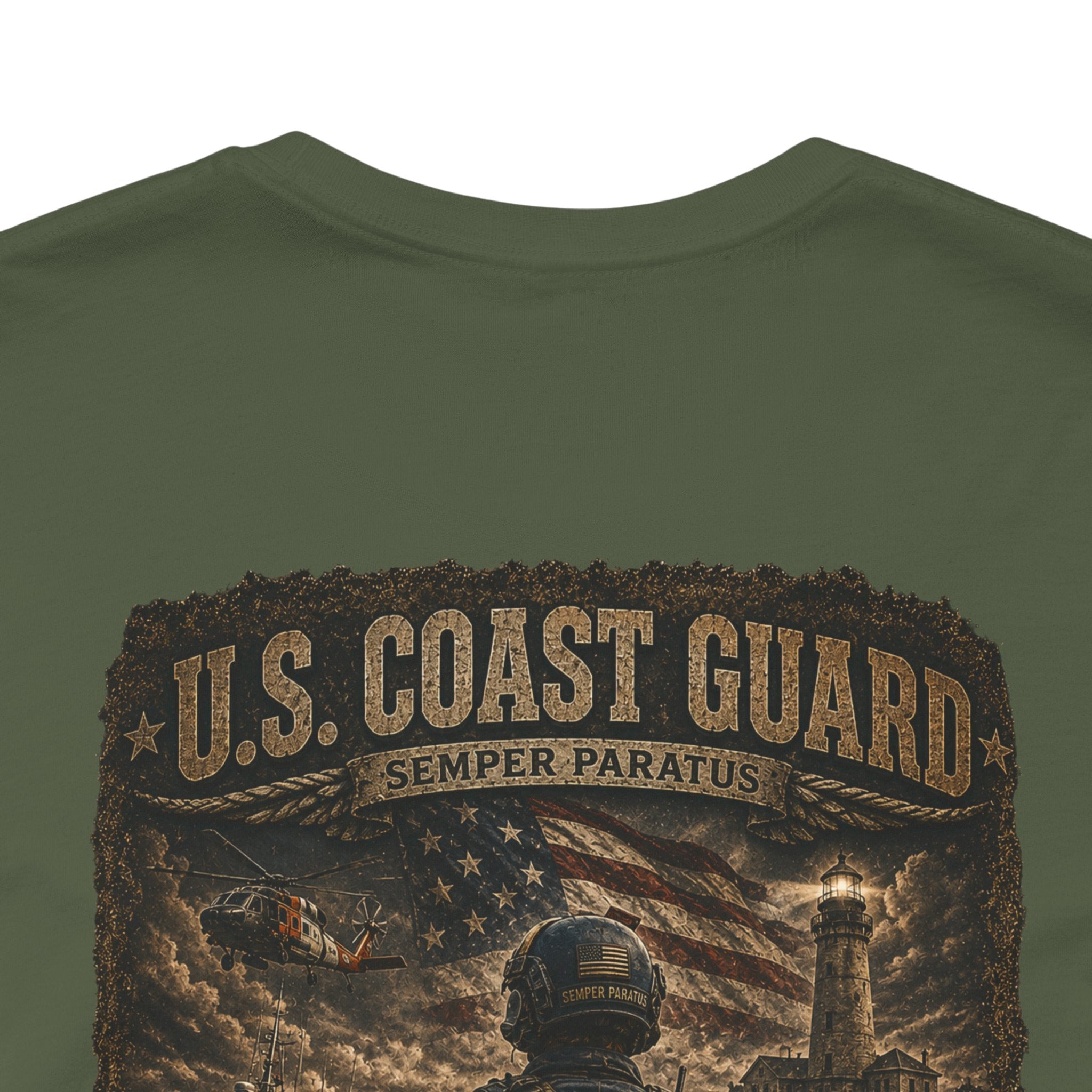 U.S. Coast Guard Veteran Tee | Dog Tags Graphic T-Shirt