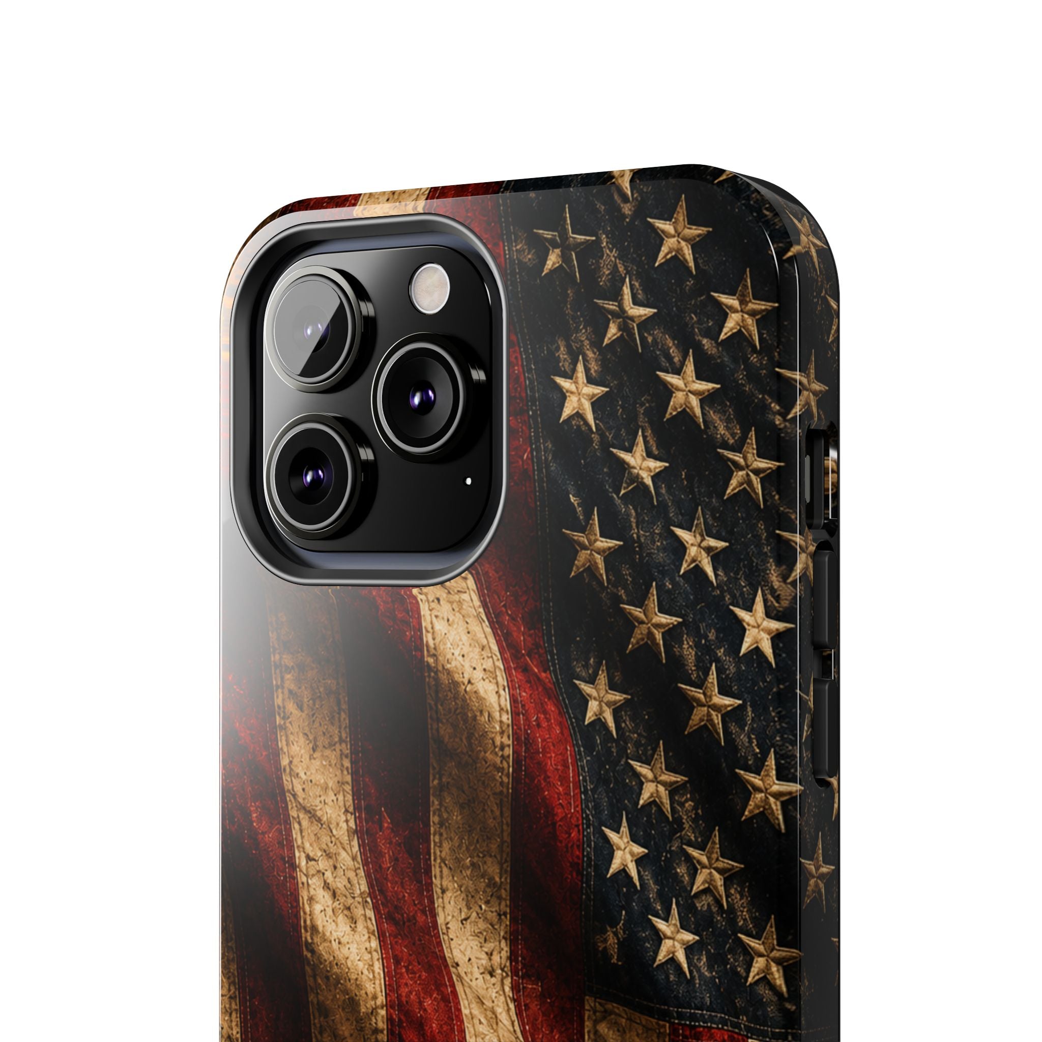 Distressed American Flag Tough Phone Case | Patriotic iPhone Cover