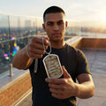 Veteran Honor Dog Tag Necklace — "Veteran: Honor, Courage, Commitment, Sacrifice"
