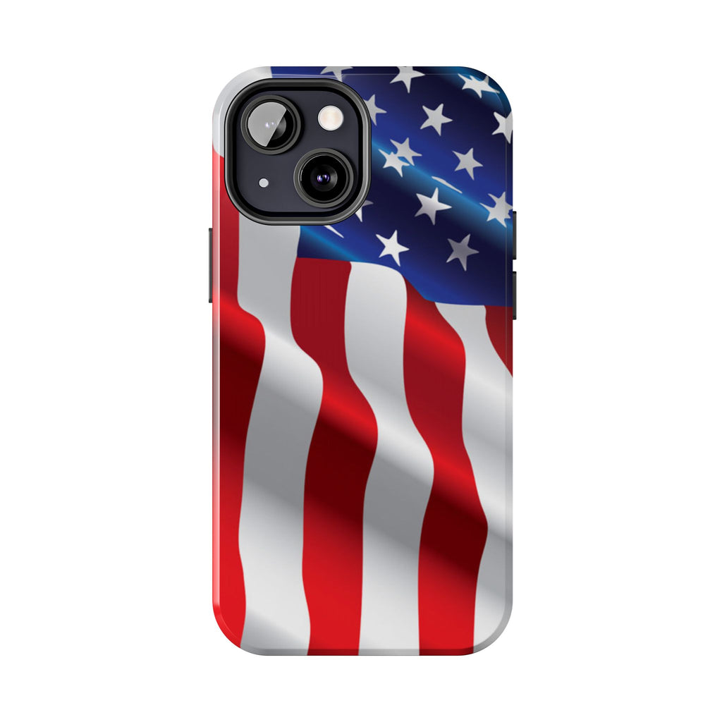 American Flag Tough Phone Case — Patriotic Protective Phone Cover