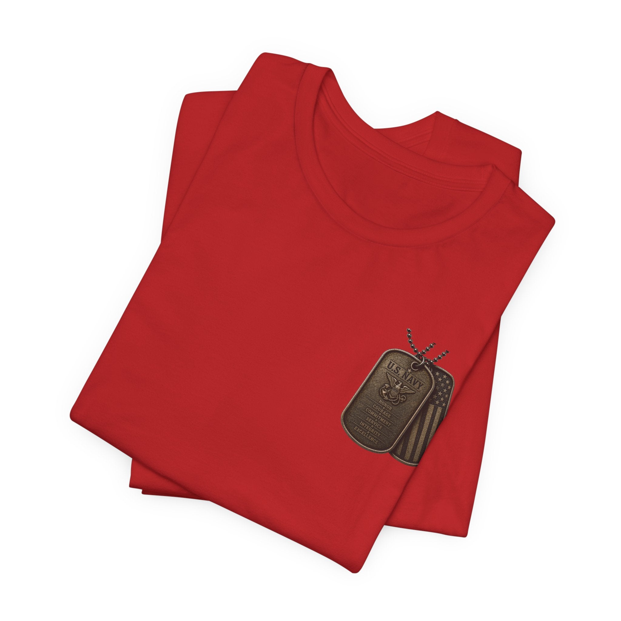 Navy Brothers of the Sea T-Shirt | Military Dog Tags Graphic