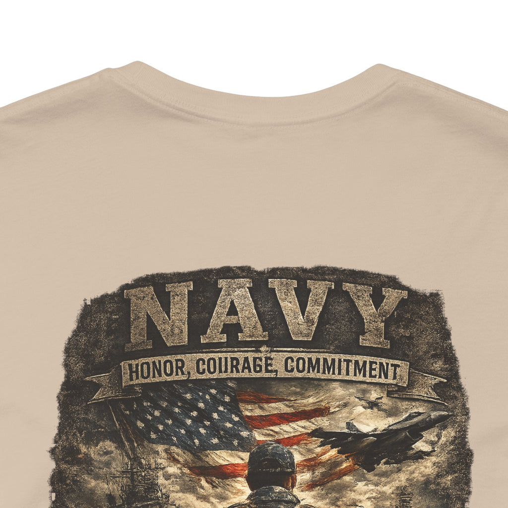 Navy Brothers of the Sea T-Shirt | Military Dog Tags Graphic