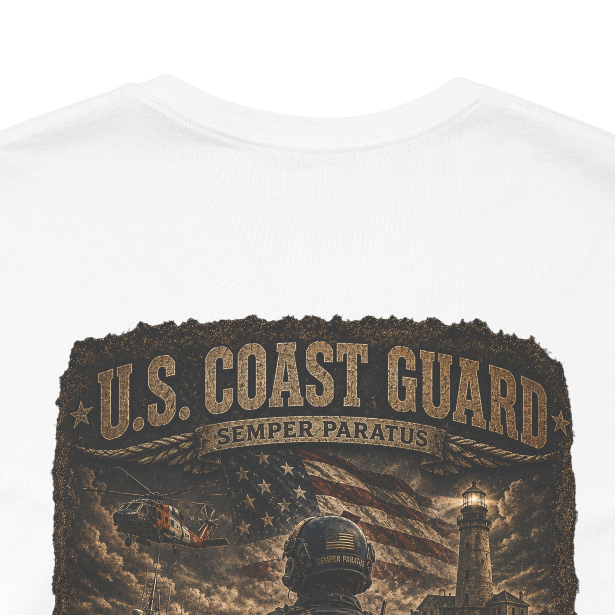 U.S. Coast Guard Veteran Tee | Dog Tags Graphic T-Shirt