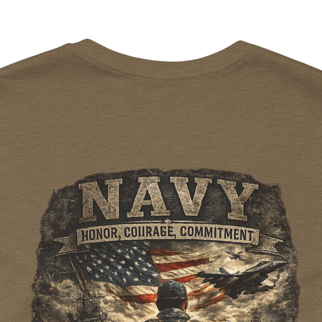 Navy Brothers of the Sea T-Shirt | Military Dog Tags Graphic