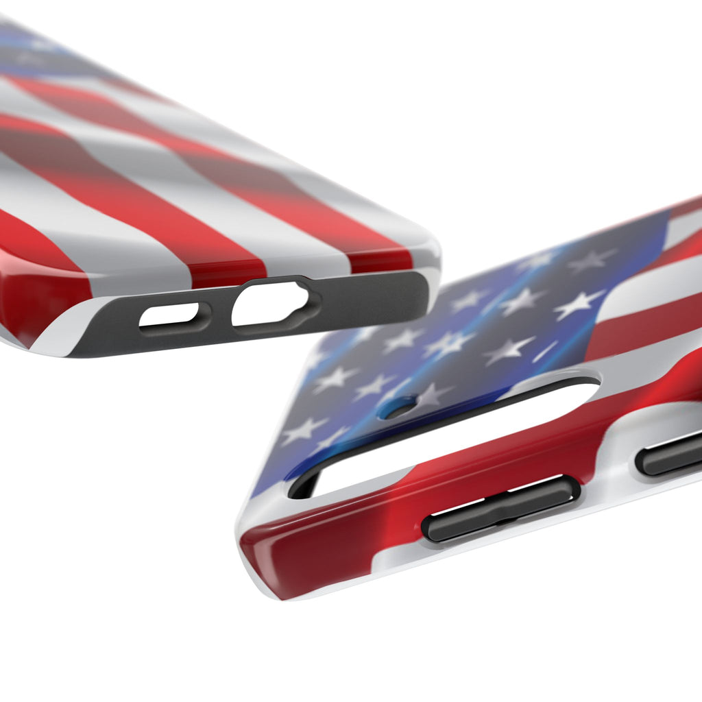 American Flag Tough Phone Case — Patriotic Protective Phone Cover
