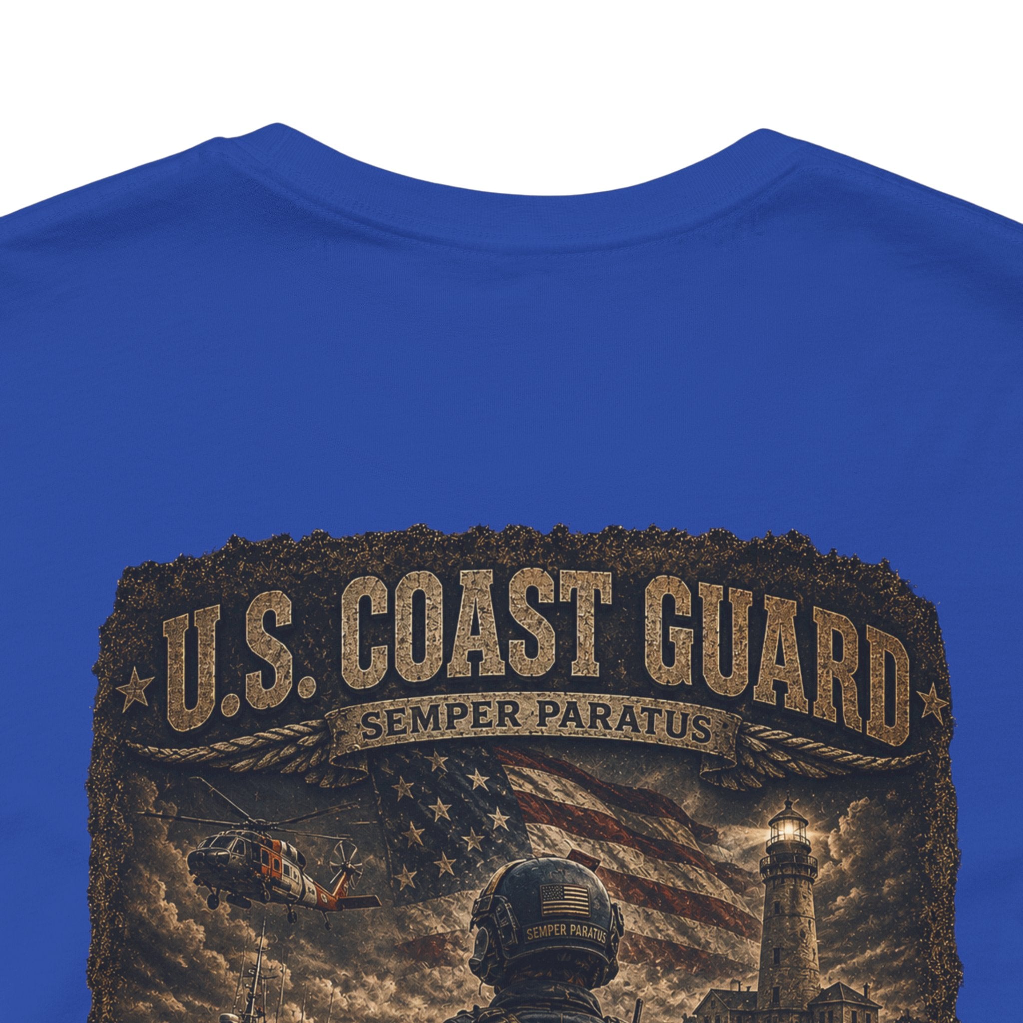U.S. Coast Guard Veteran Tee | Dog Tags Graphic T-Shirt