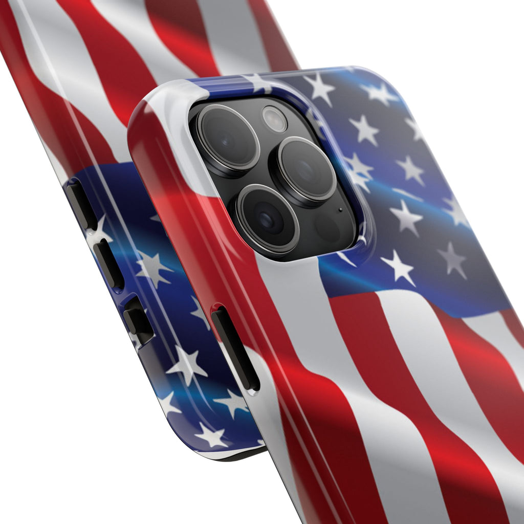 American Flag Tough Phone Case — Patriotic Protective Phone Cover