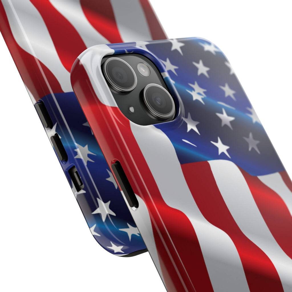 American Flag Tough Phone Case — Patriotic Protective Phone Cover