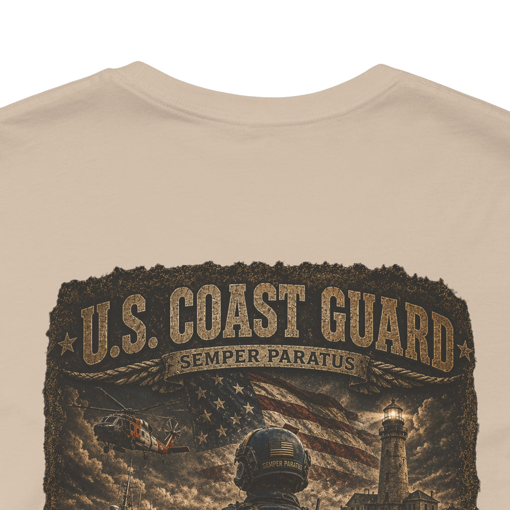 U.S. Coast Guard Veteran Tee | Dog Tags Graphic T-Shirt