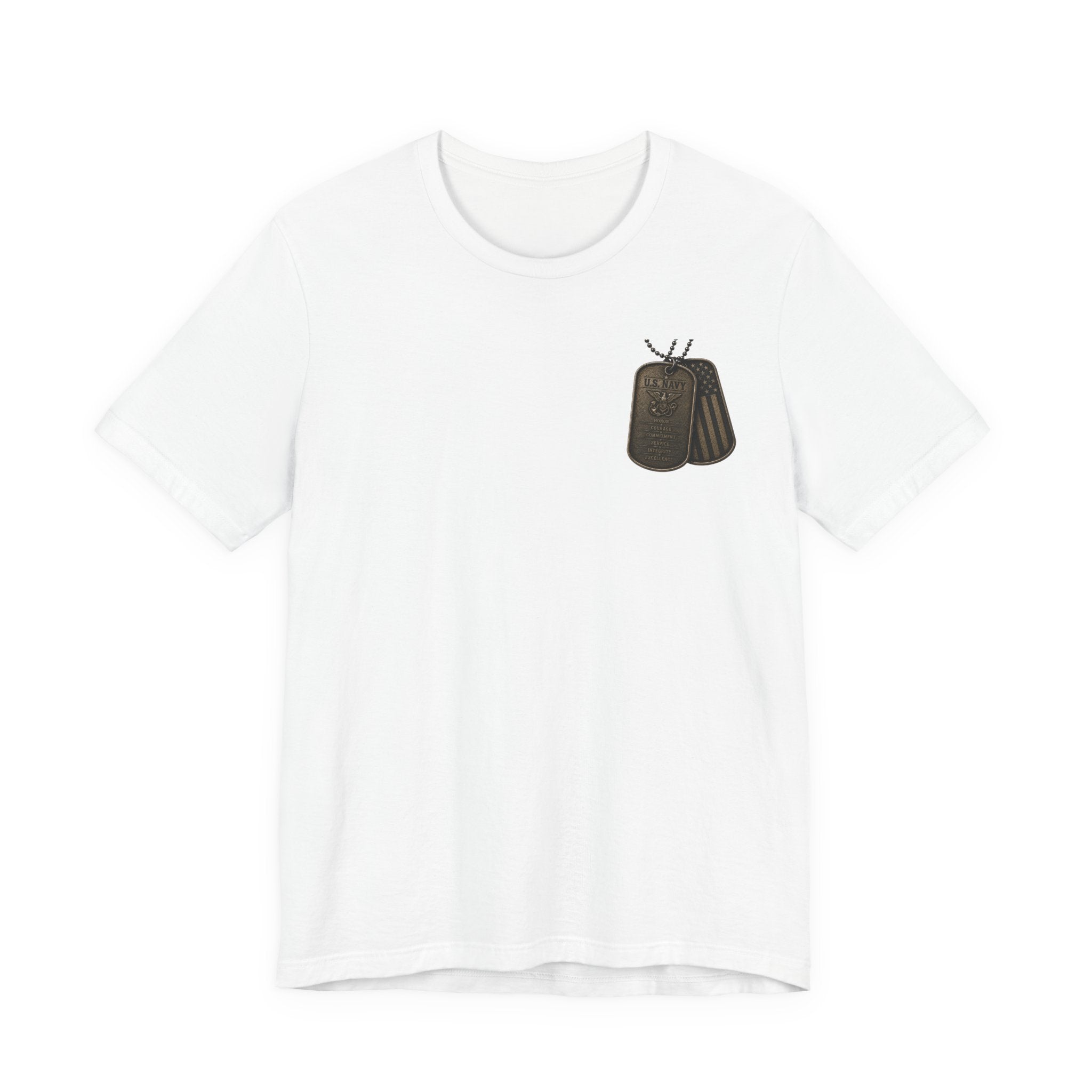 Navy Brothers of the Sea T-Shirt | Military Dog Tags Graphic