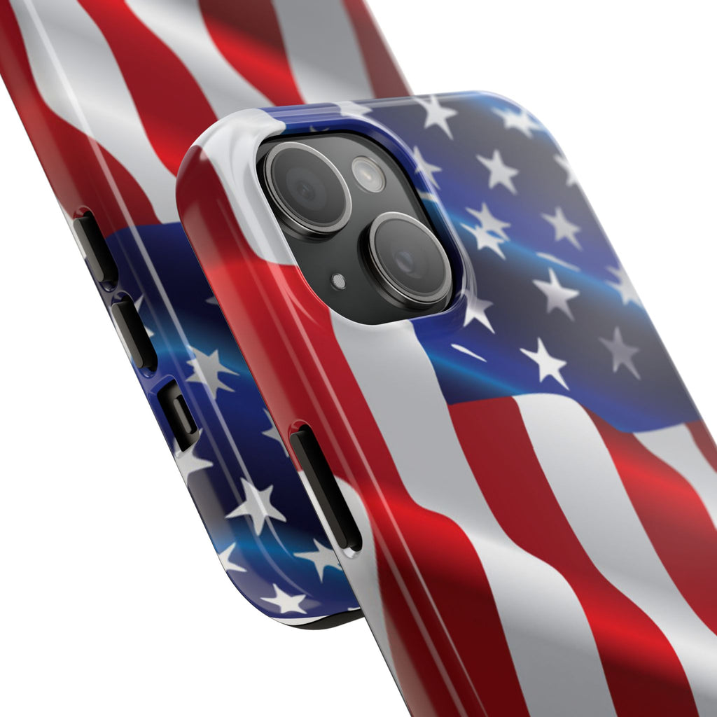 American Flag Tough Phone Case — Patriotic Protective Phone Cover