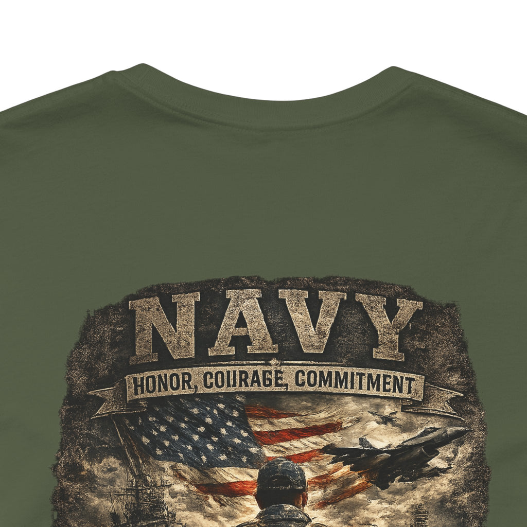 Navy Brothers of the Sea T-Shirt | Military Dog Tags Graphic
