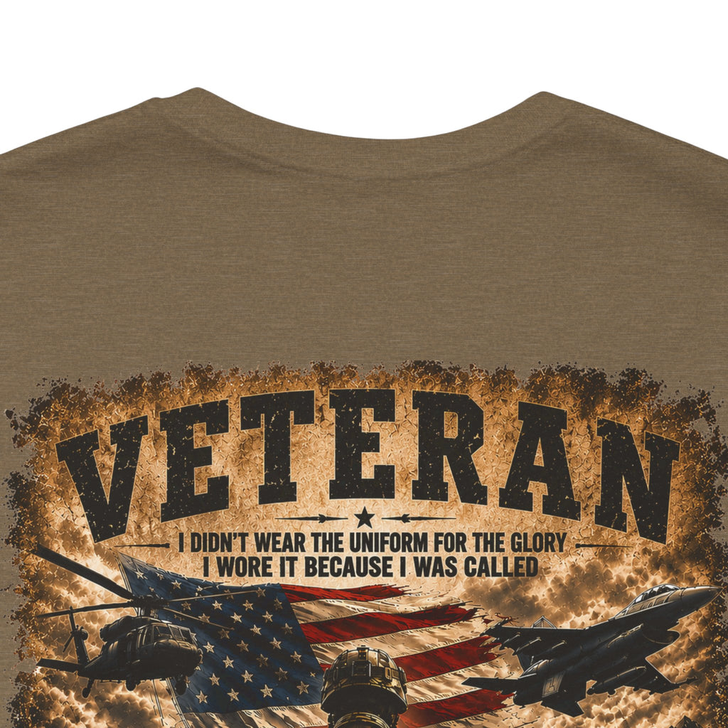 Veteran Dog Tags T-Shirt — 'I Am A Veteran' Patriotic Military Tribute Tee